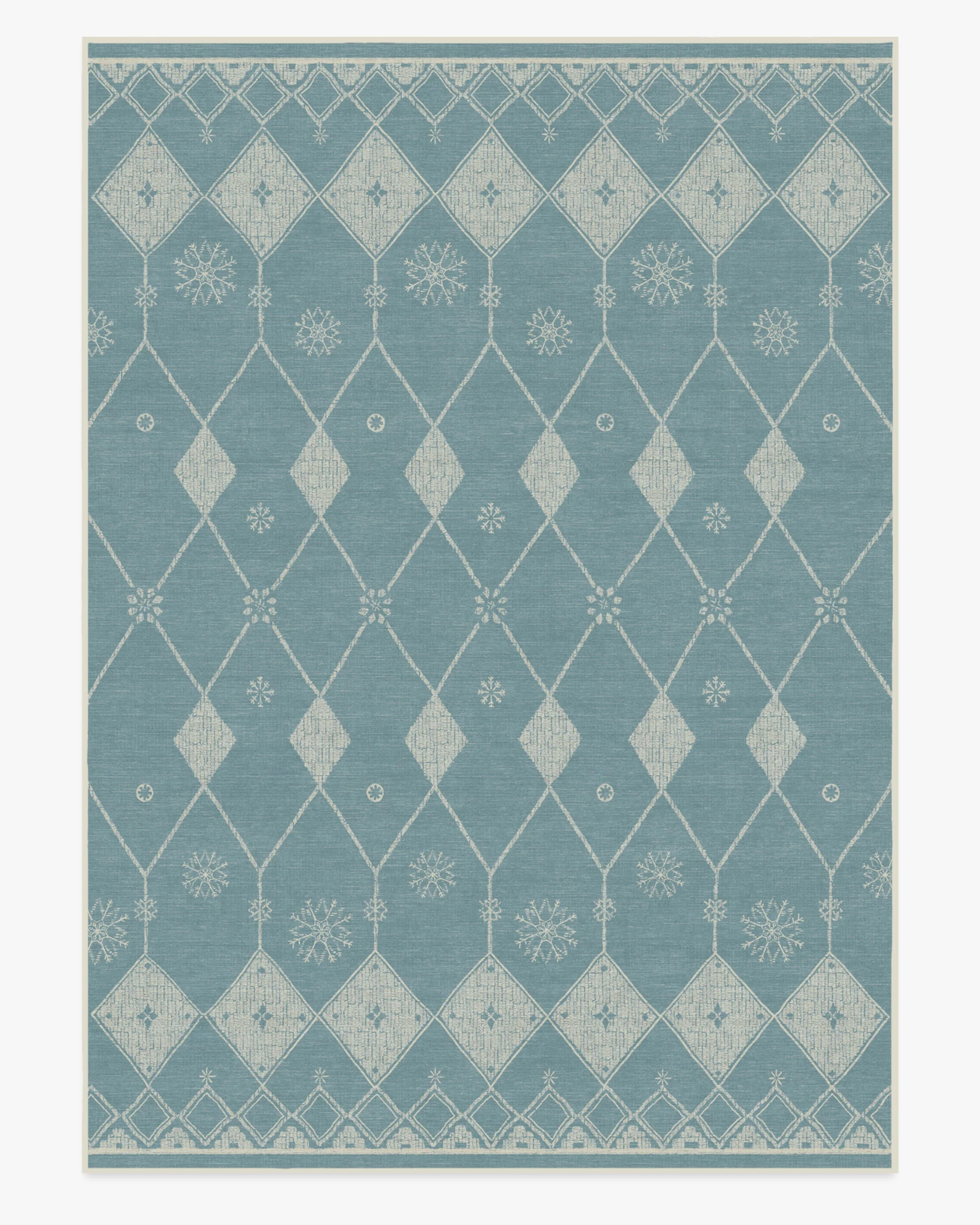 Lumia Pale Blue Flatwoven Rug