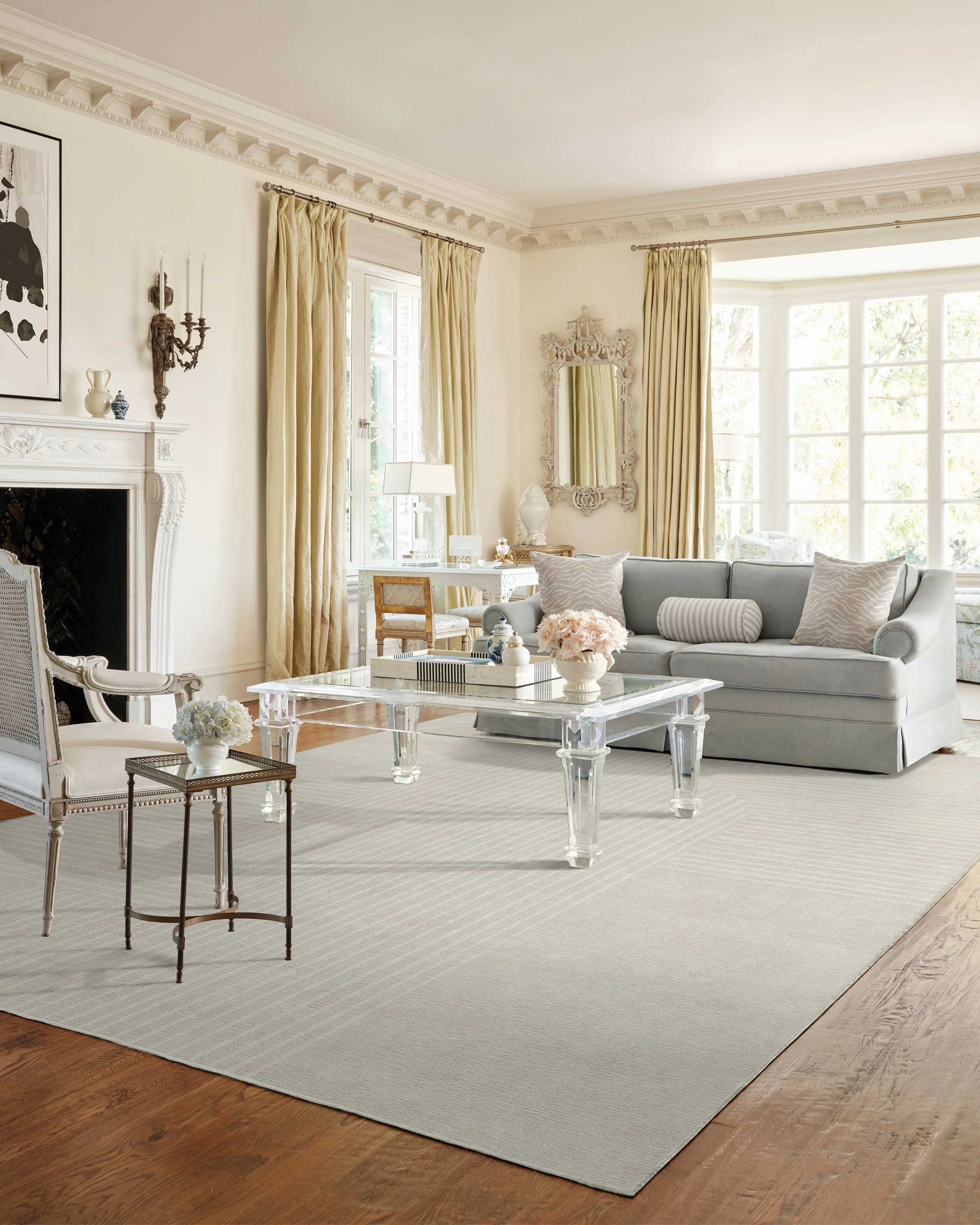 Bel Air Ivory Rug by The Hiltons