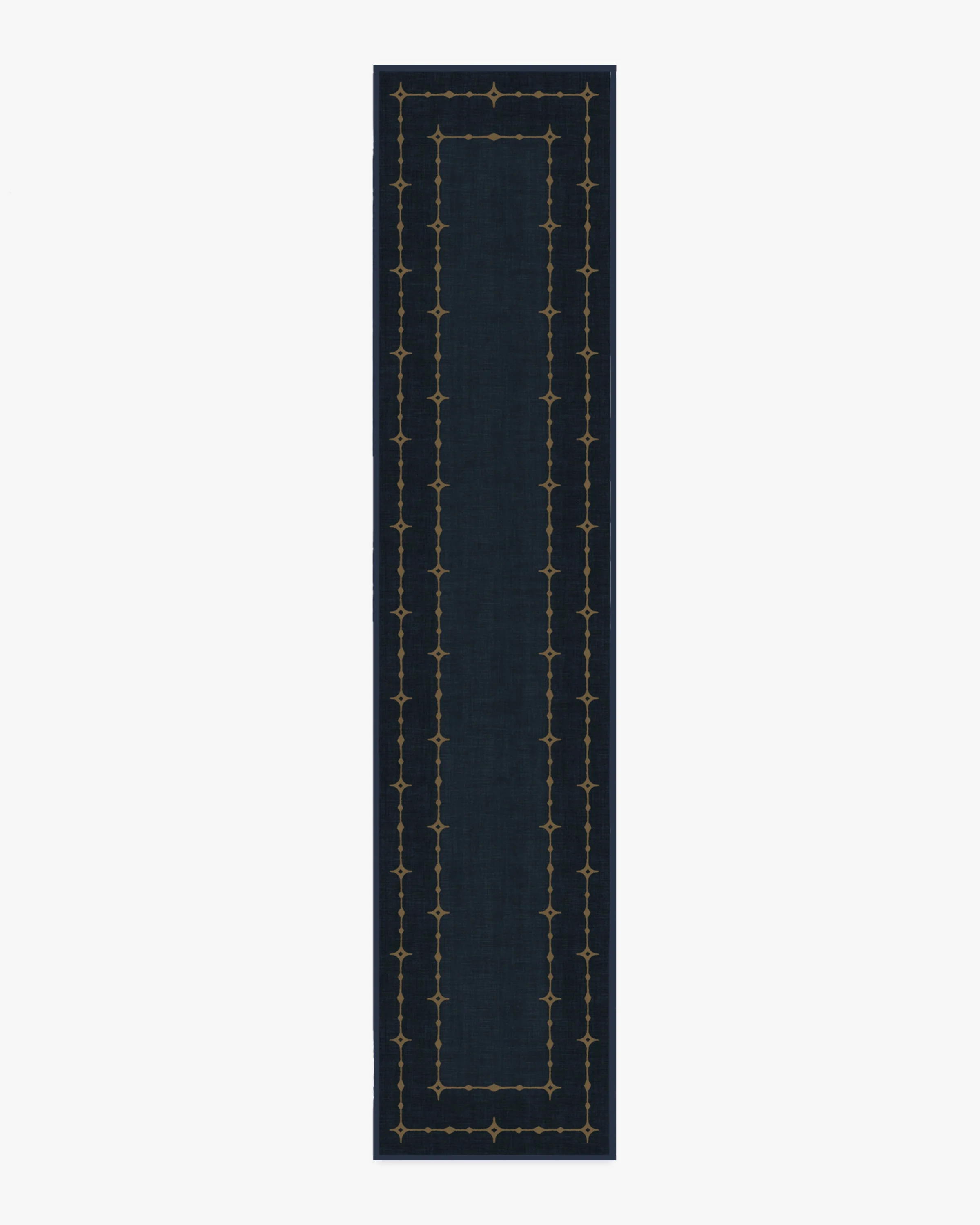 Sparkle Border Dark Navy Rug