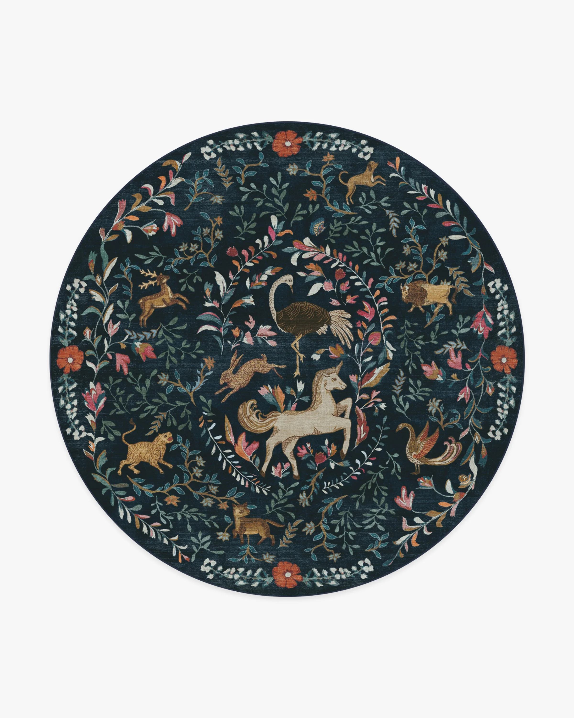 Dreamweaver Blue Multicolor Rug by Iris Apfel