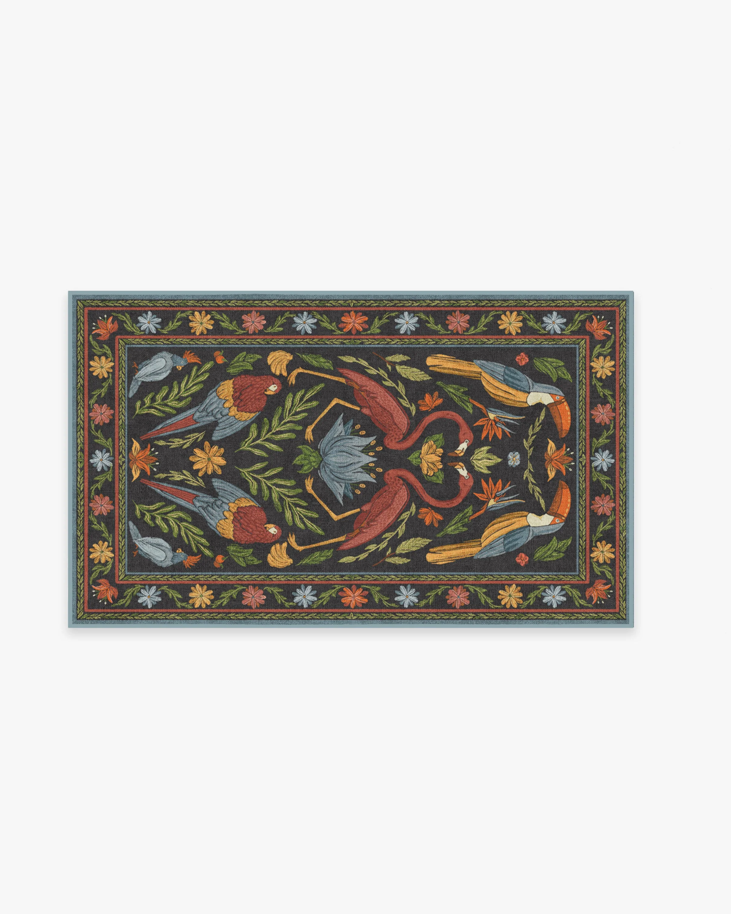 Birds Of A Feather Rug by Iris Apfel