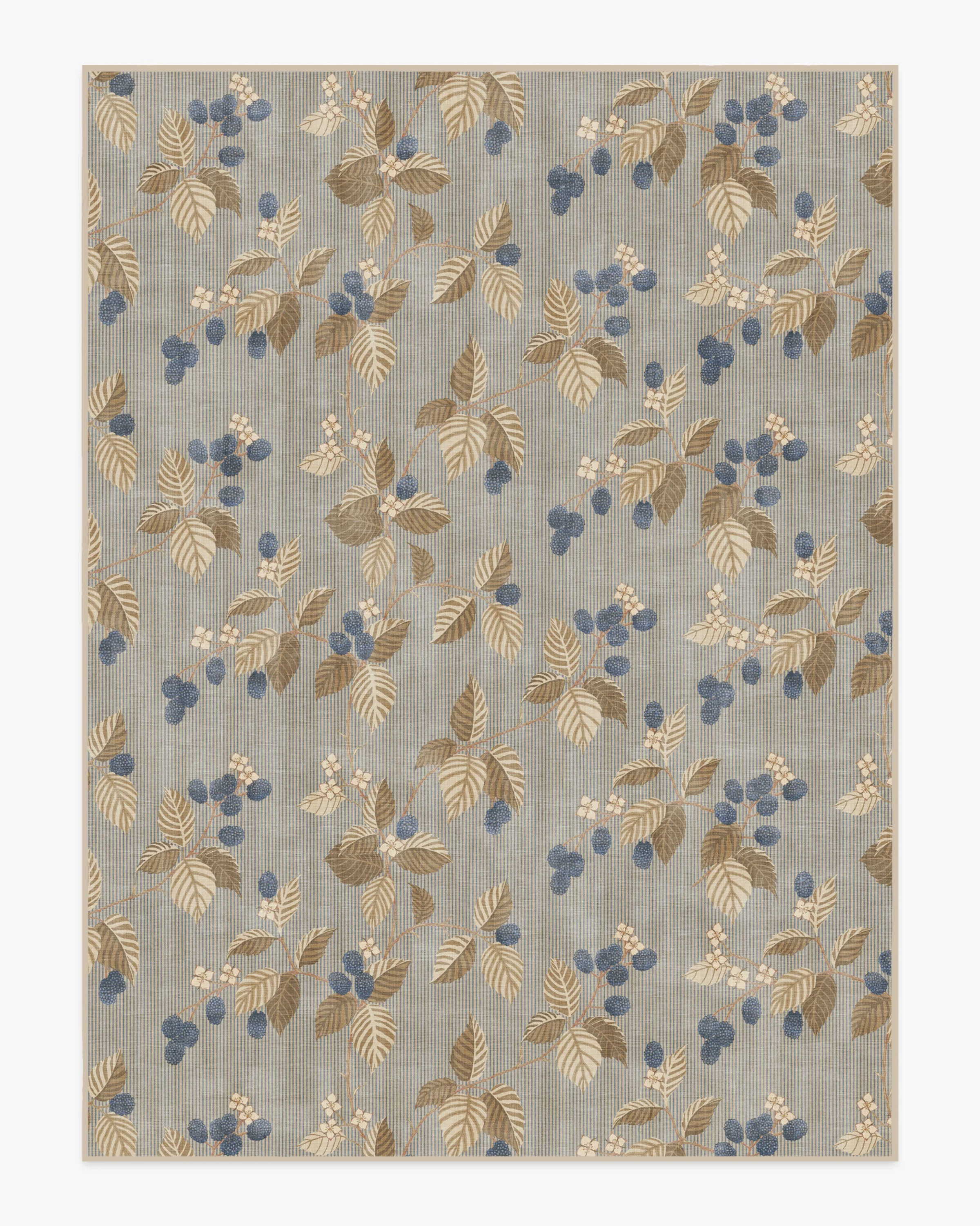 Rubus Azure & Fawn Flatwoven Rug by Sanderson
