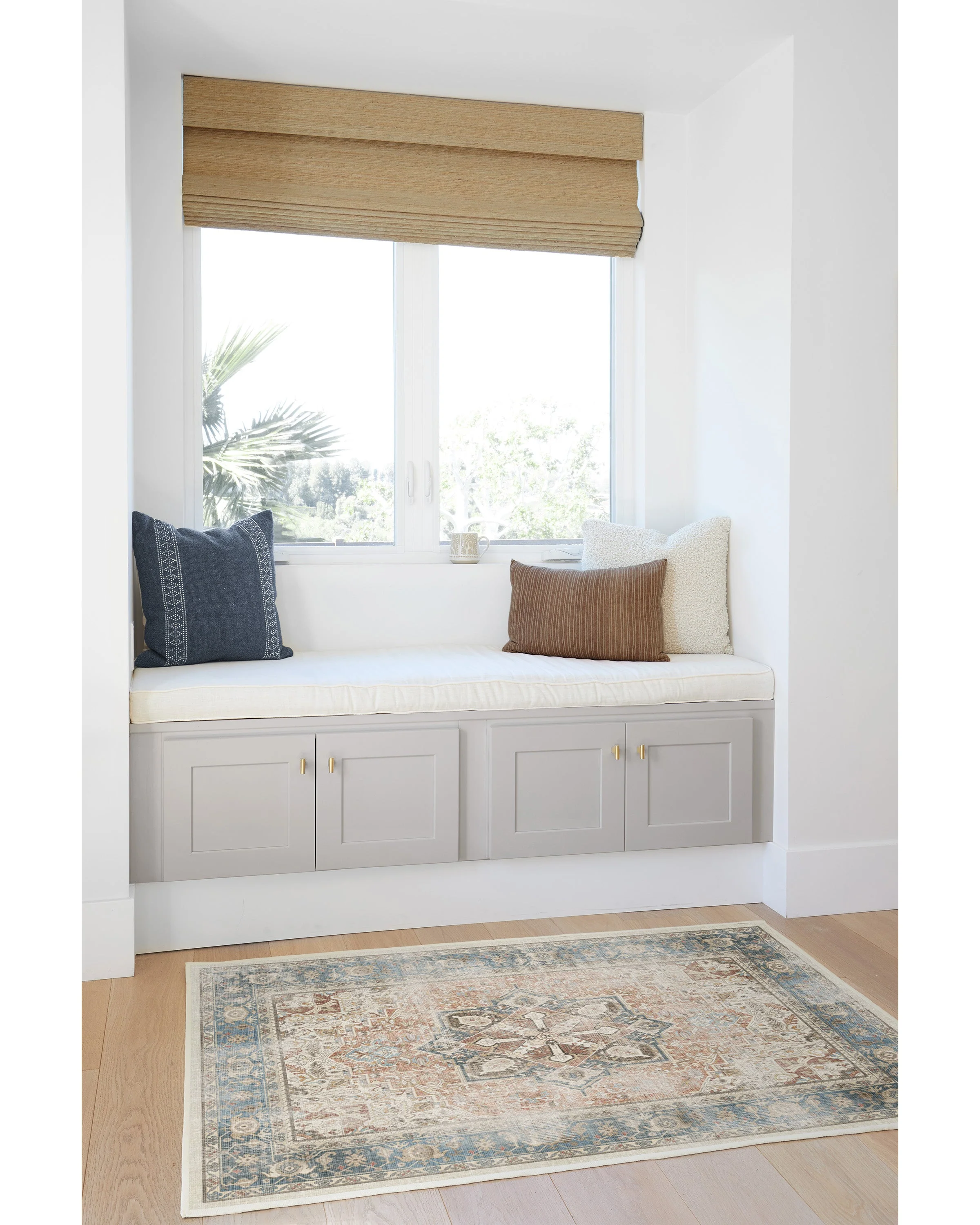 Kamran Coral Flatwoven Rug