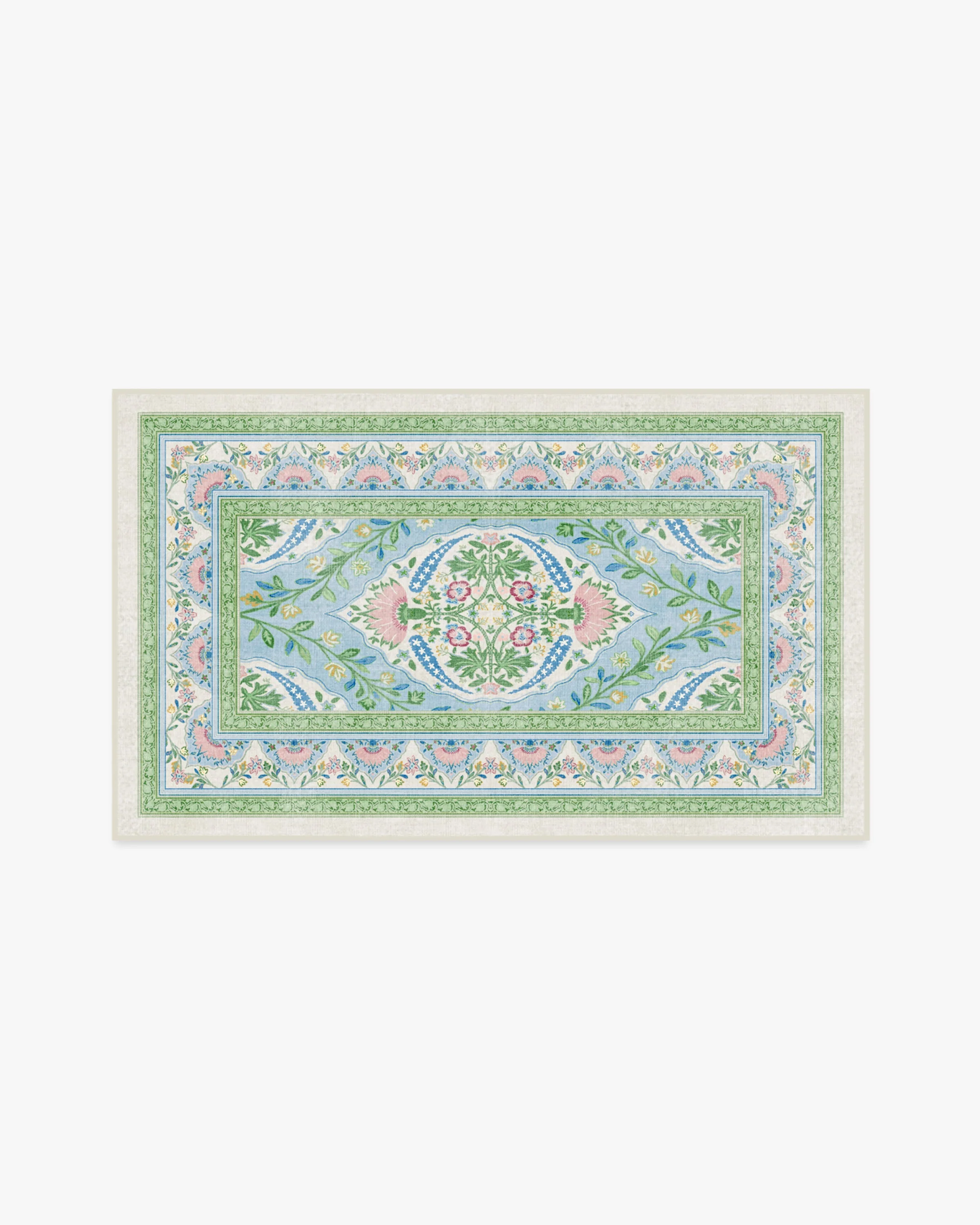 Skye Blue Multicolor Rug by Mrs. Alice