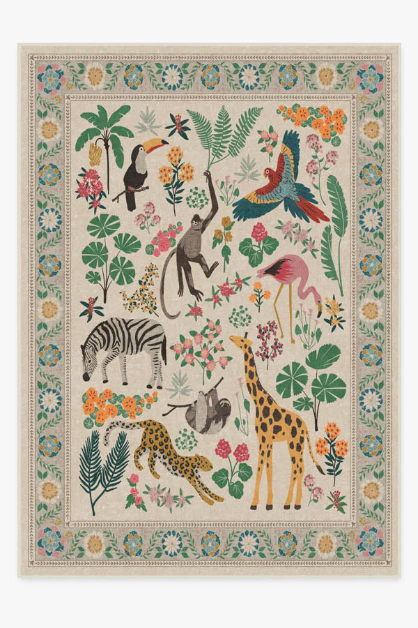 Jingle Jungle Flatwoven Rug by Iris Apfel