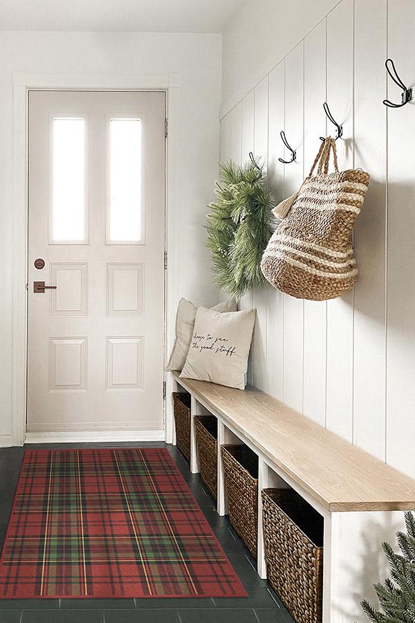 Dress Stewart Tartan Red Rug