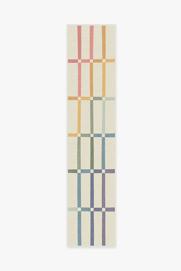 Joanna Ivory Rainbow Rug by The Home Edit