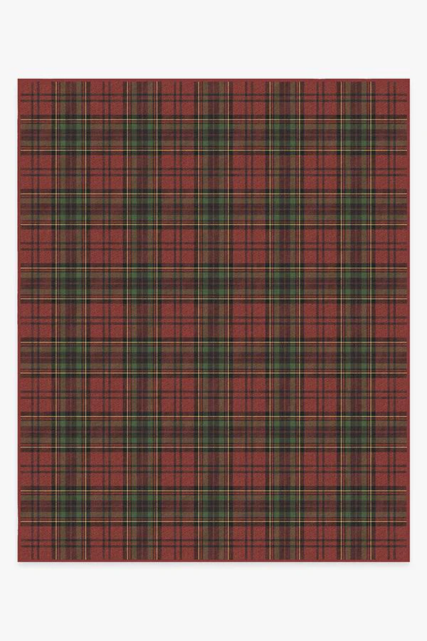 Dress Stewart Tartan Red Flatwoven Rug