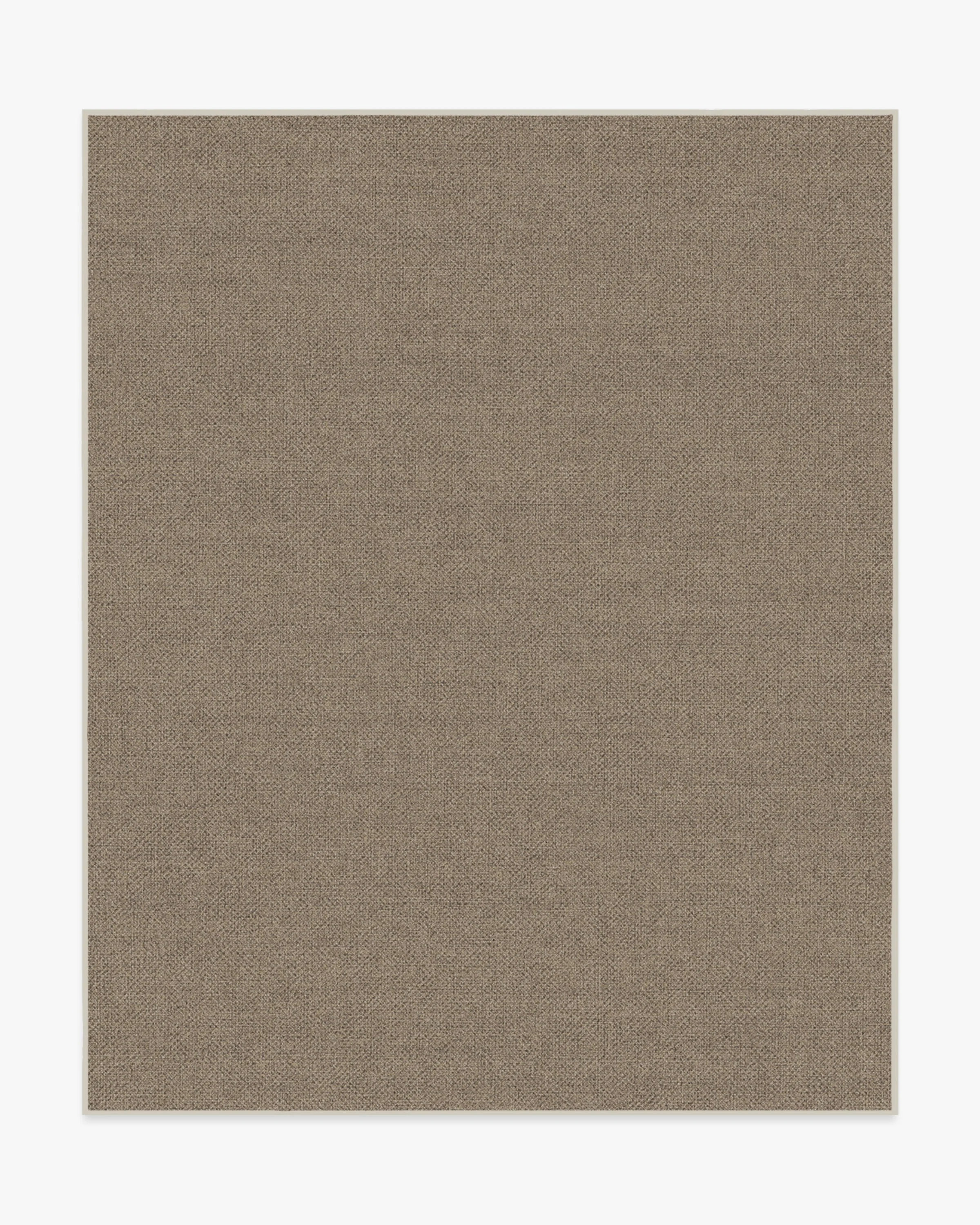 Burlap Solid Dove Grey Re-Jute Rug
