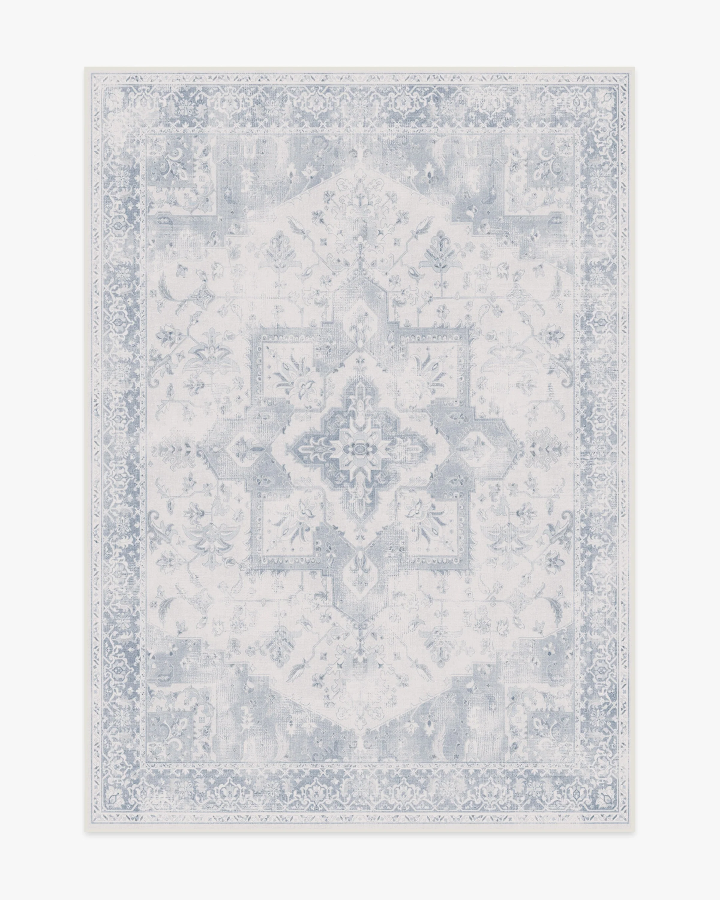 Kira Soft Blue Flatwoven Rug