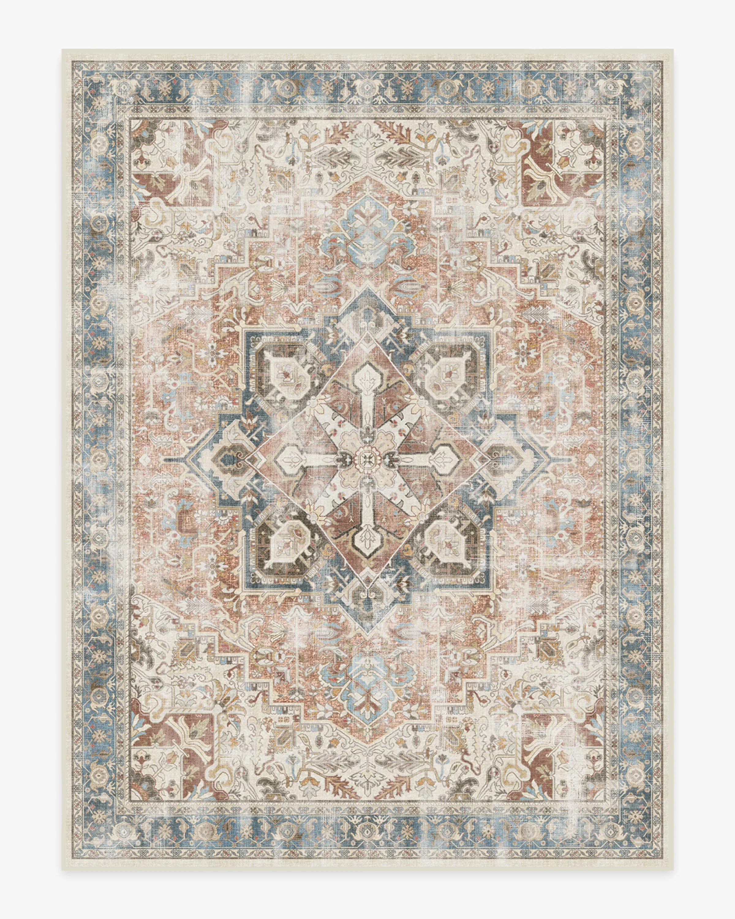 Kamran Coral Rug