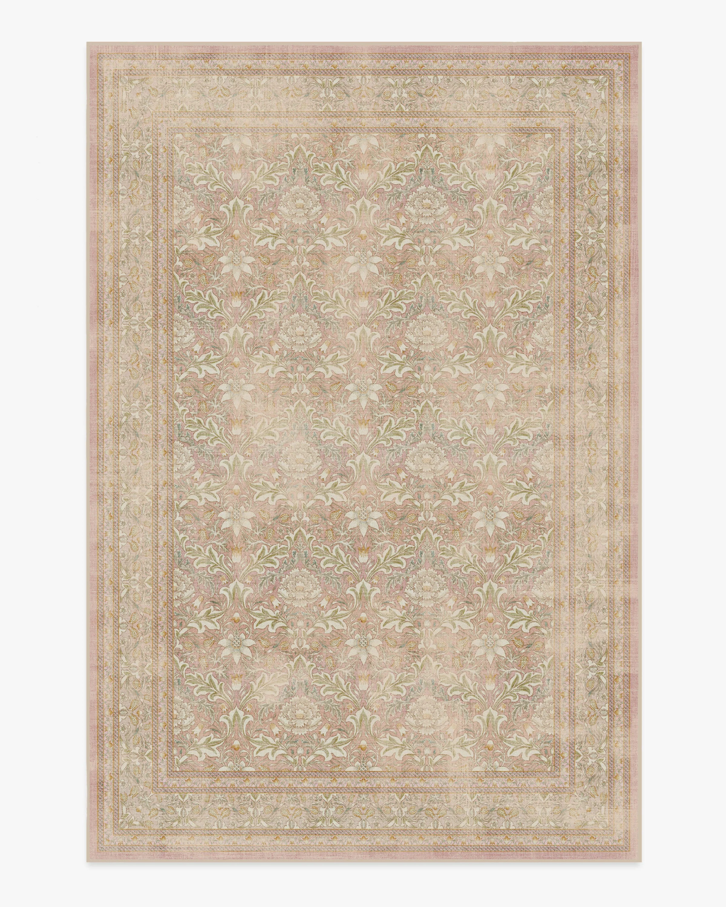 Simply Severn Soft Pink Flatwoven Rug by Morris & Co.