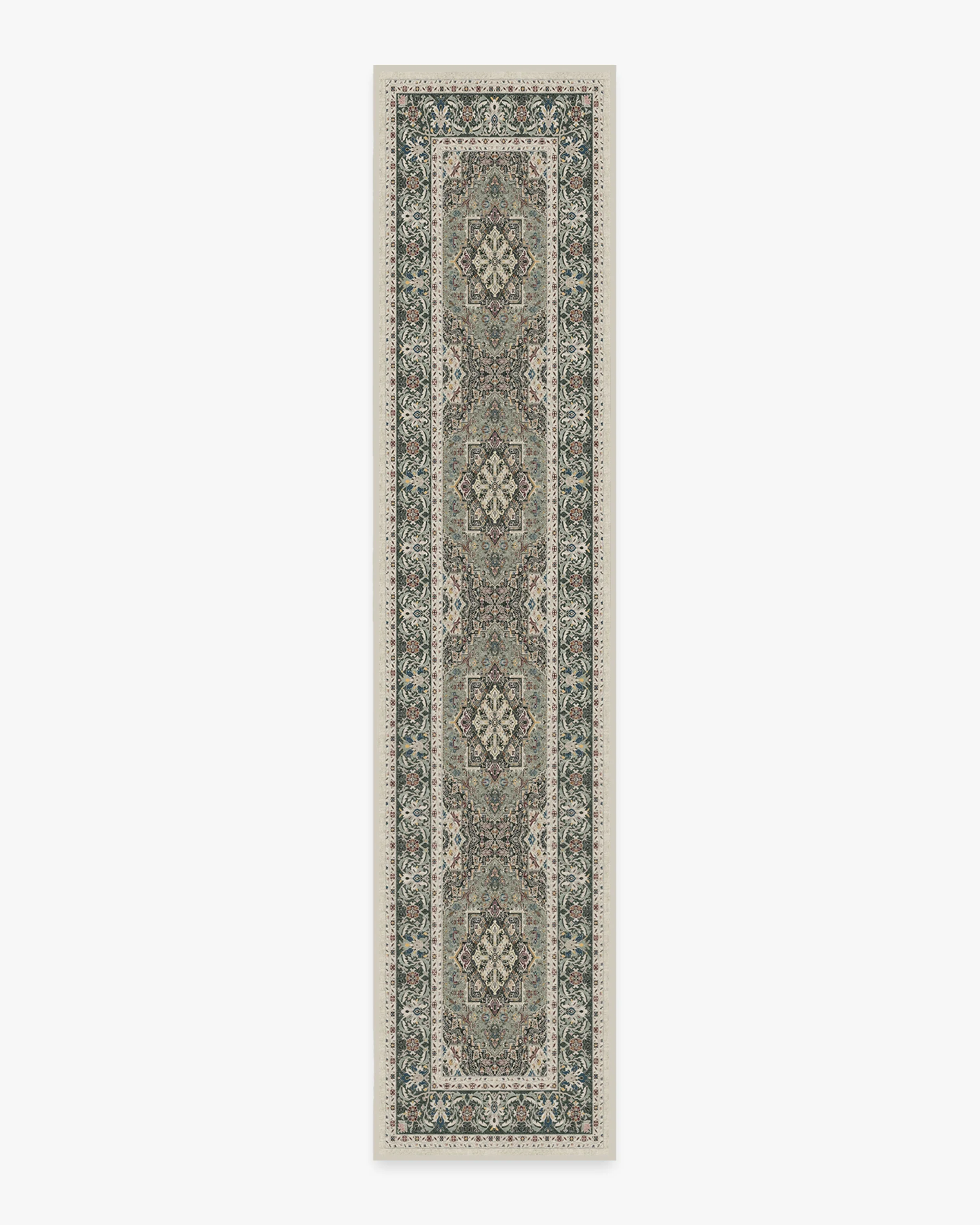 Hendesi Heriz Sage Flatwoven Rug