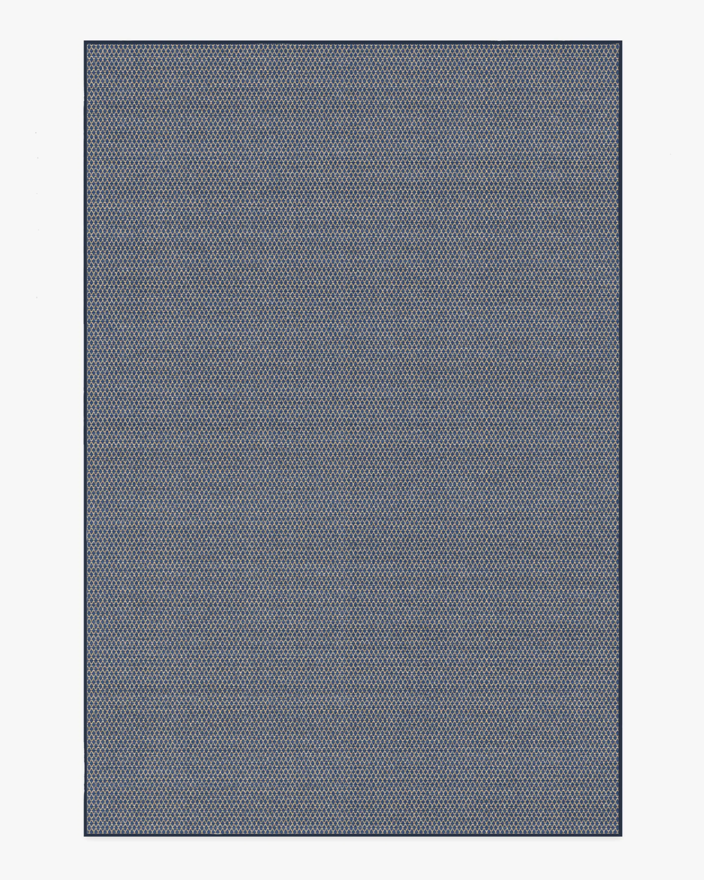 Tillie Solid Soft Navy Re-Jute Rug