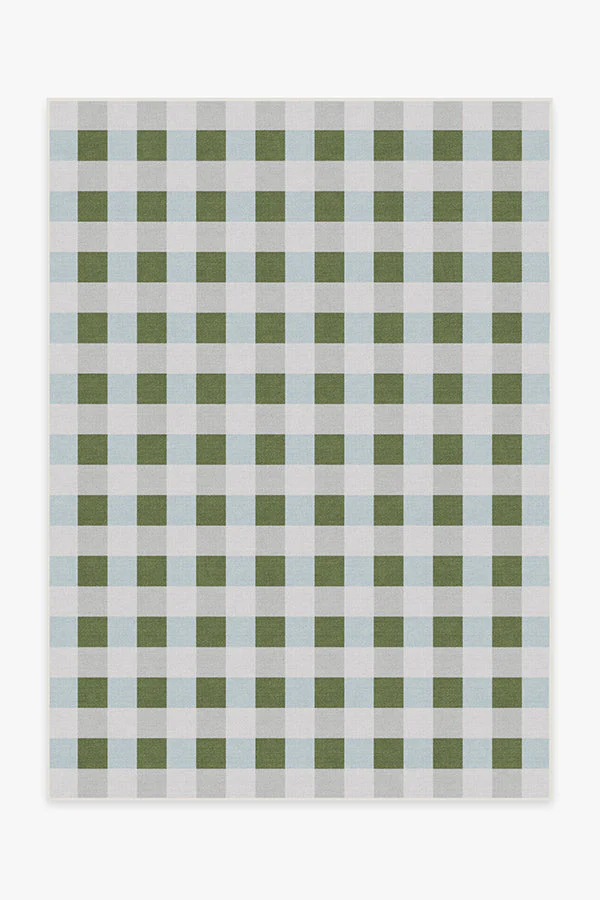 Sutton Moss Green & Blue Rug by The Home Edit