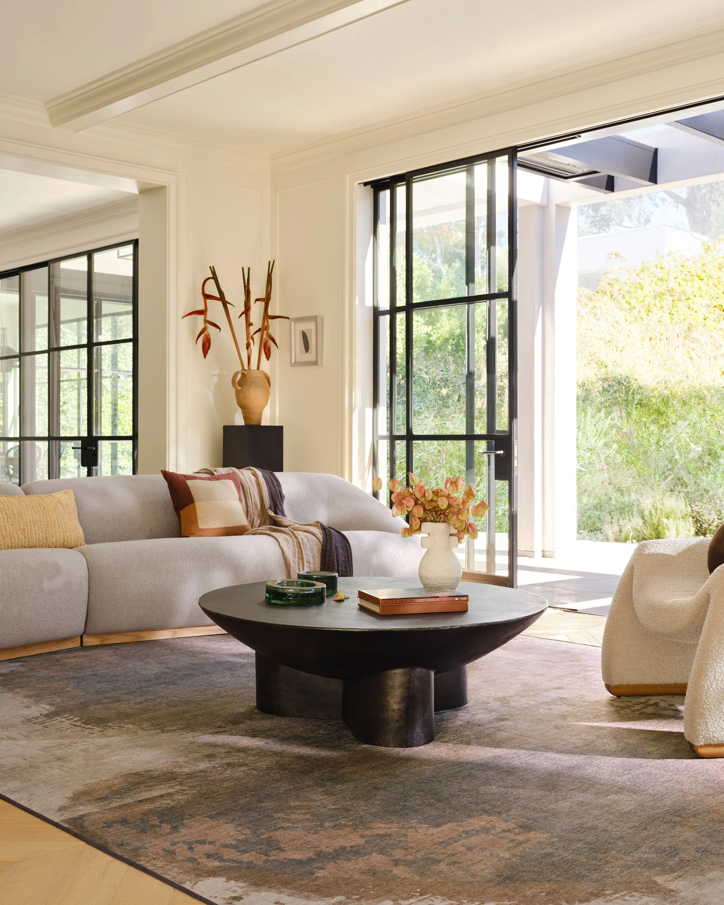 Jorda Bronze Natural Rug by Architectural Digest