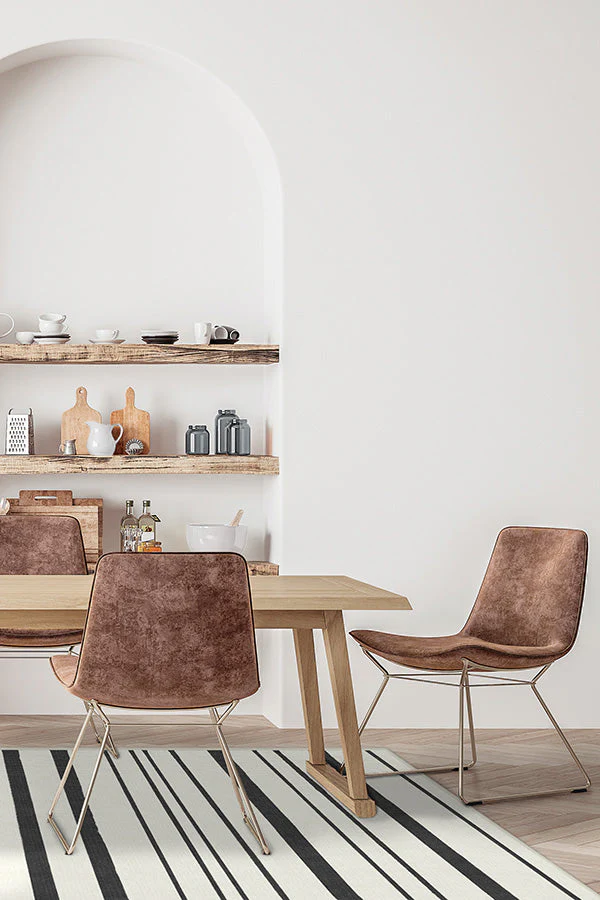 Hudson Stripe Black Rug