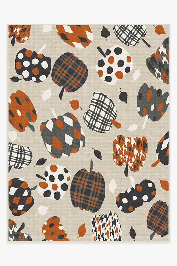 Pumpkin Orange Flatwoven Rug