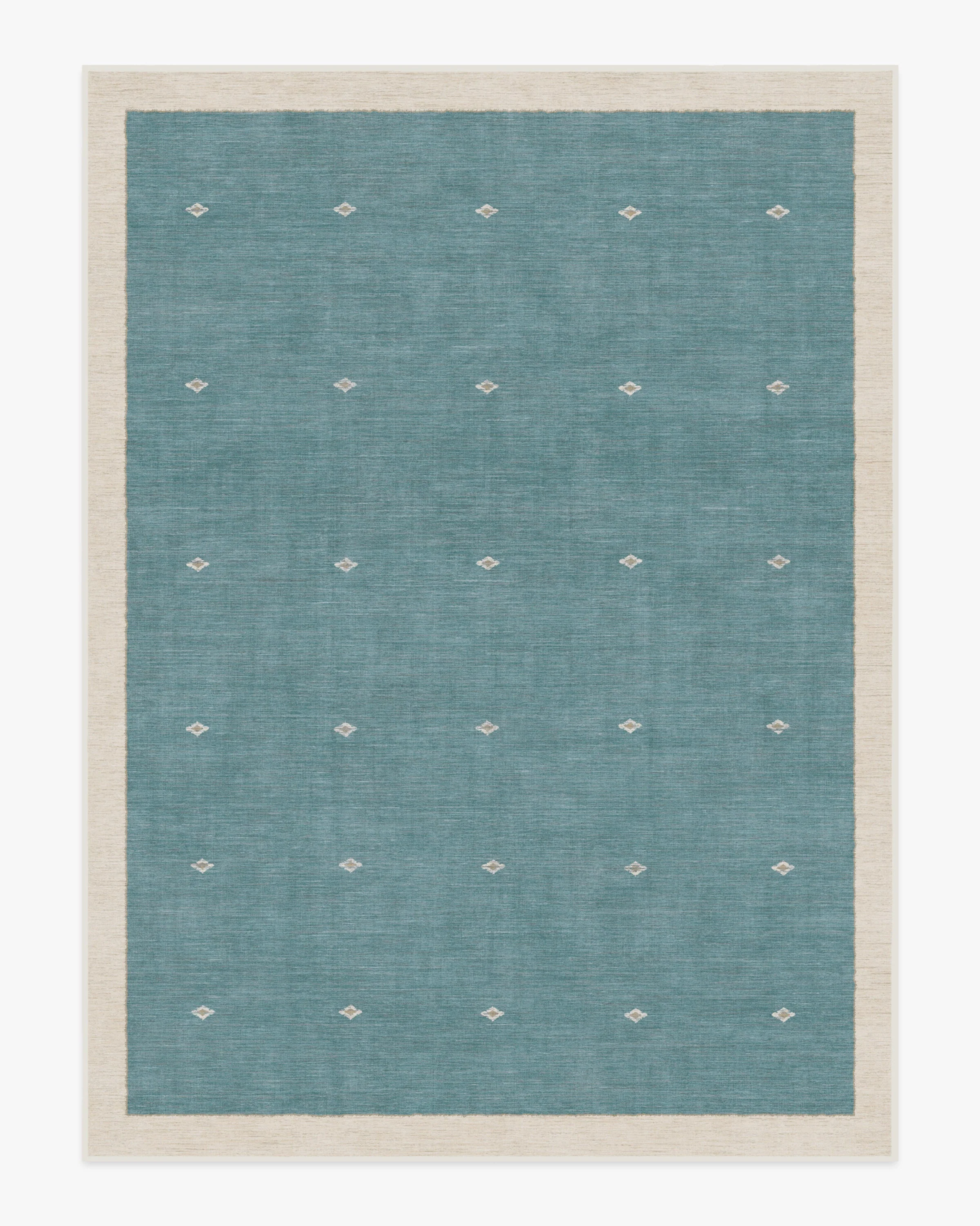 Luna Soft Teal Rug by goop