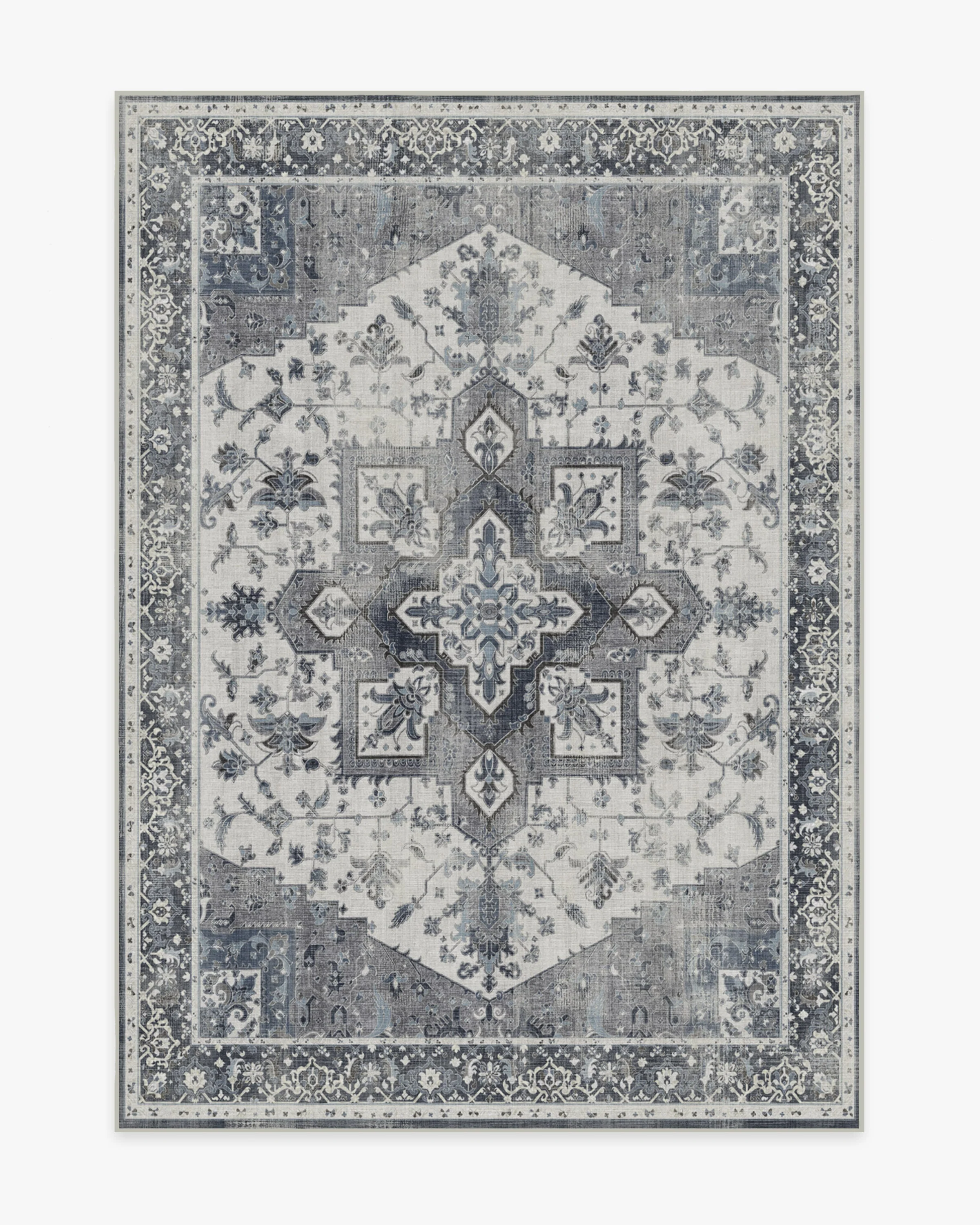 Kira Stone Blue Flatwoven Rug