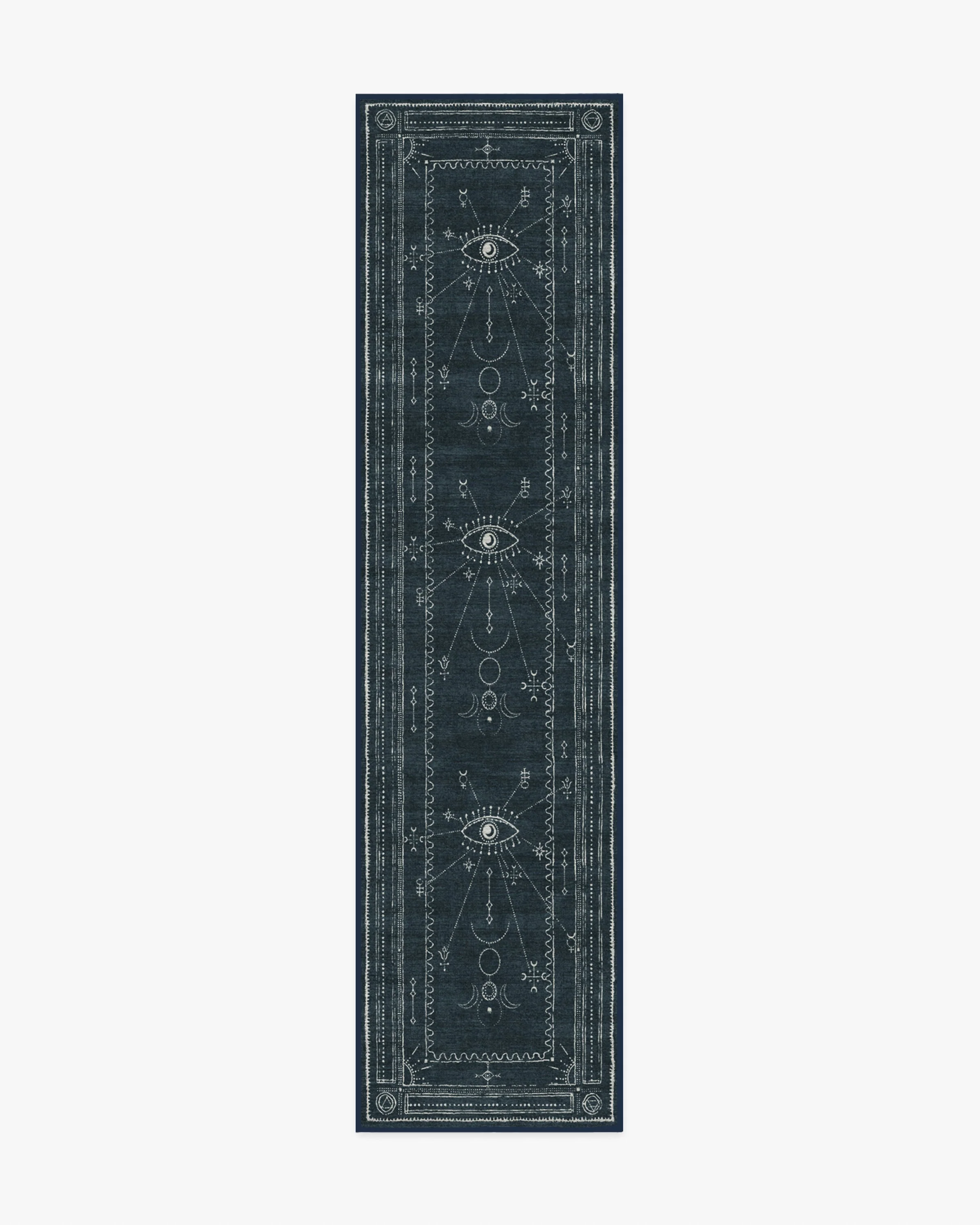 Velith Midnight Blue Flatwoven Rug