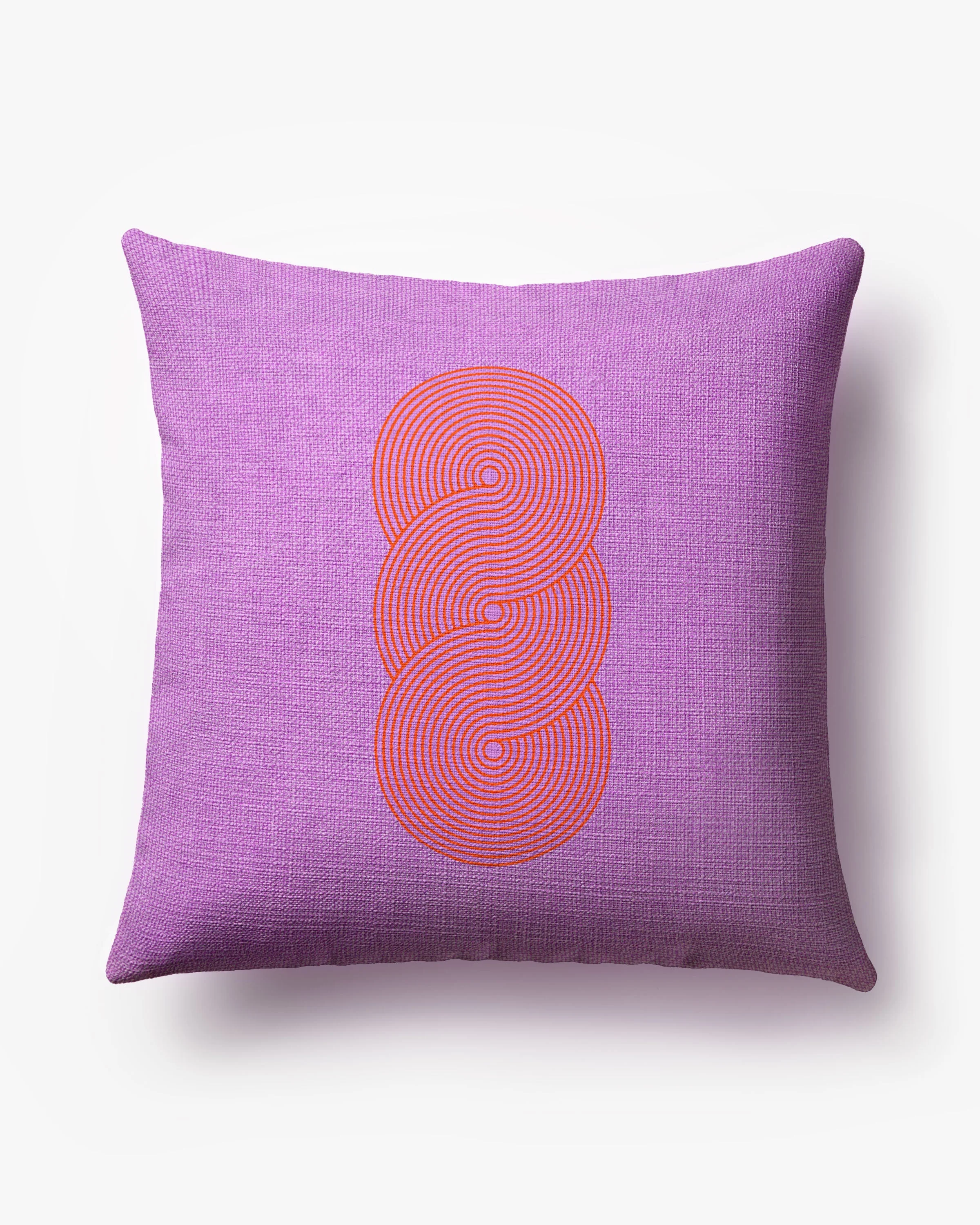 Pompidou Lavender & Red Woven Throw Pillow by Jonathan Adler