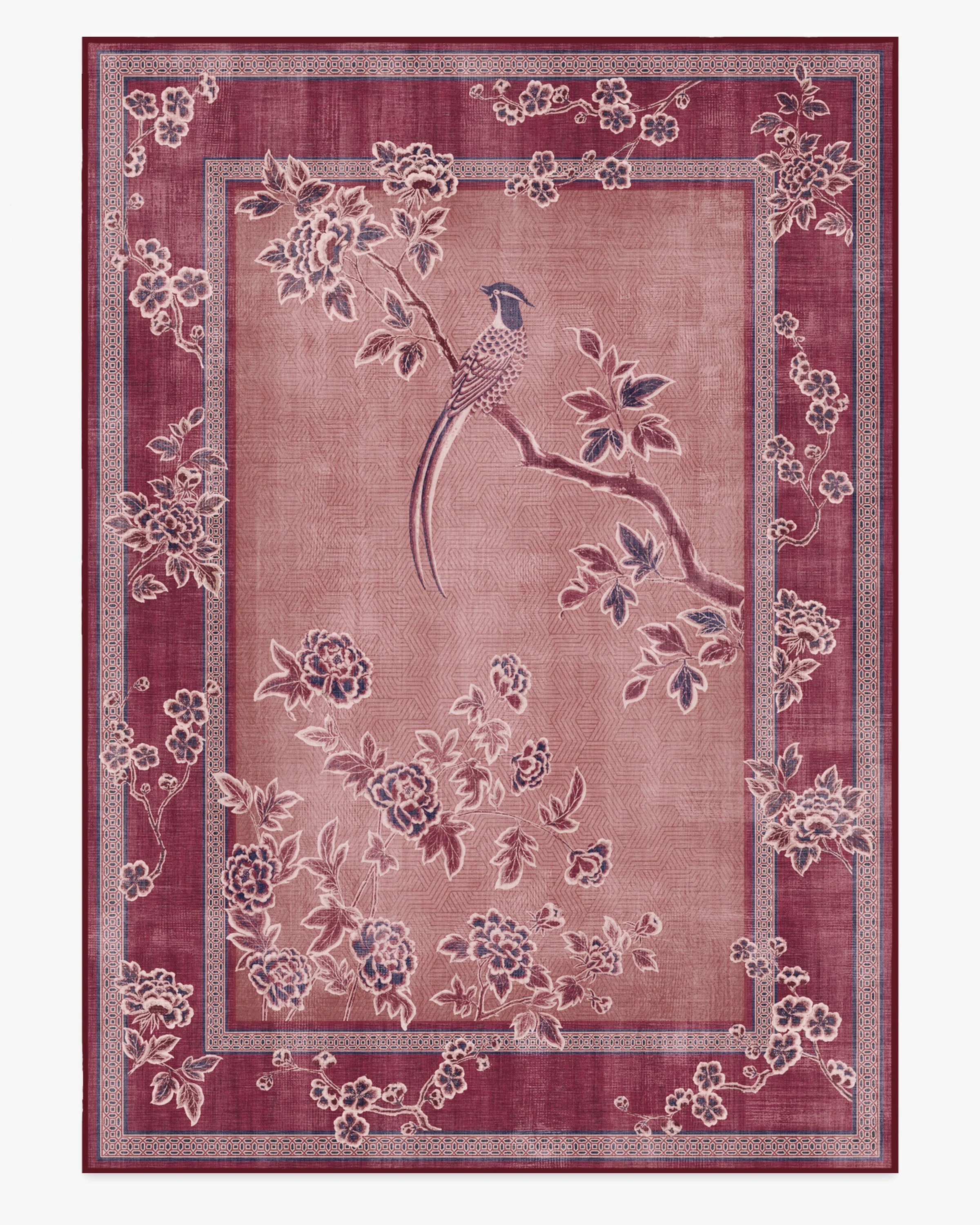 Draper Burgundy Rug by Gracie