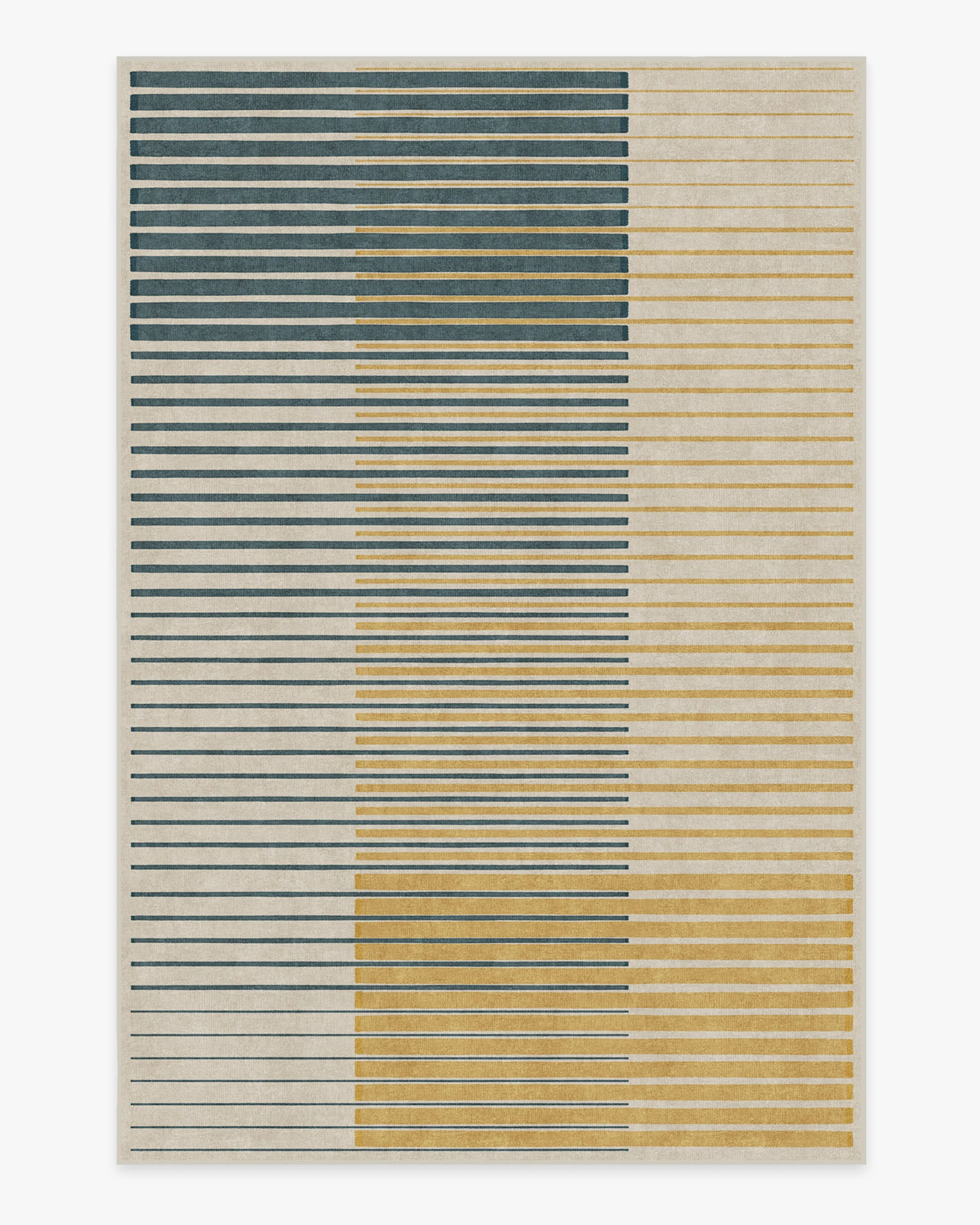 Gradasi Teal Quartz Flatwoven Rug