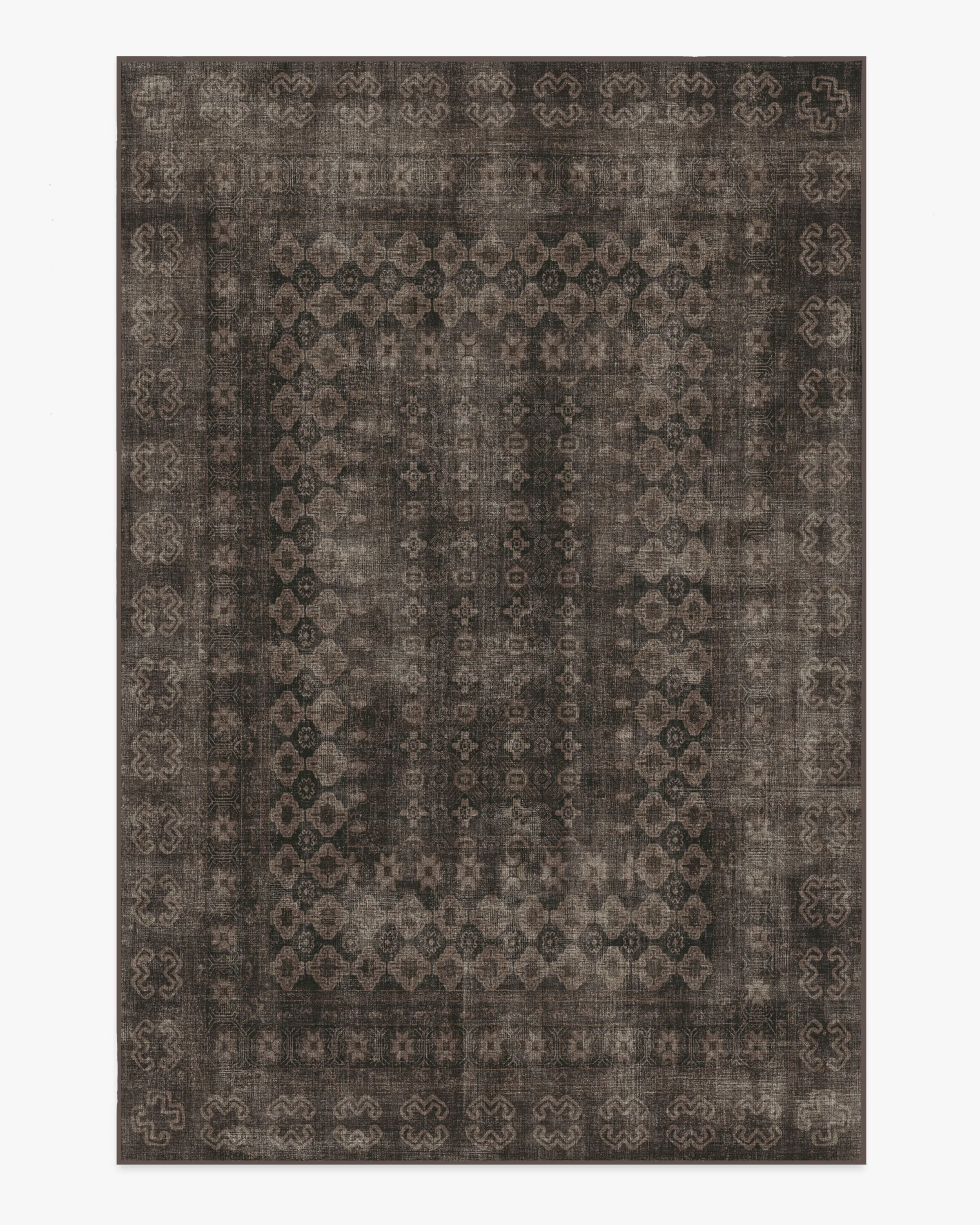Cyrus Black Flatwoven Rug