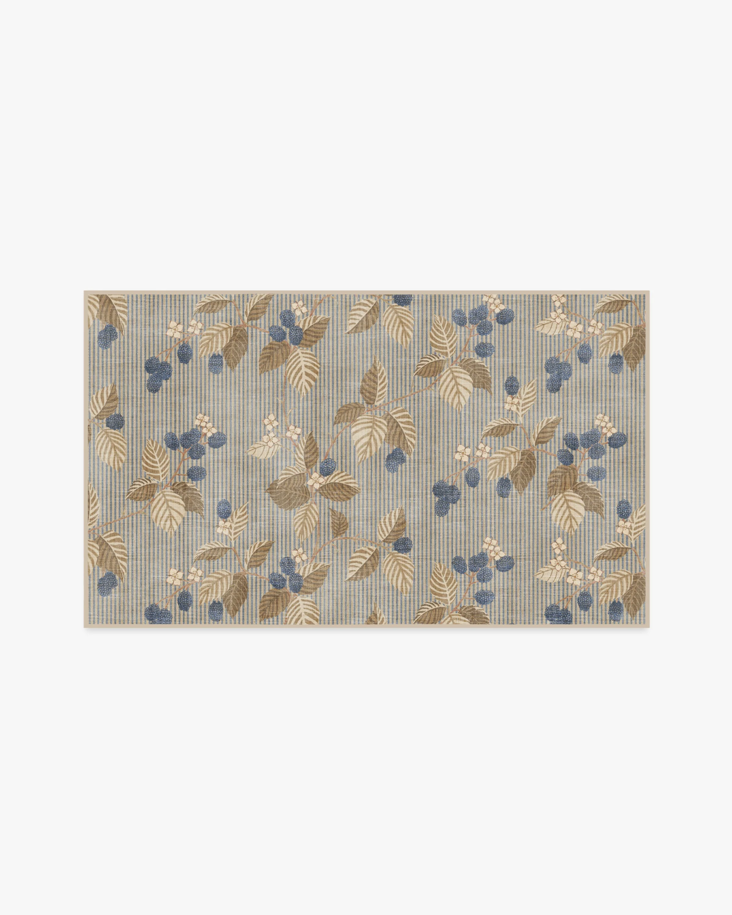Rubus Azure & Fawn Rug by Sanderson