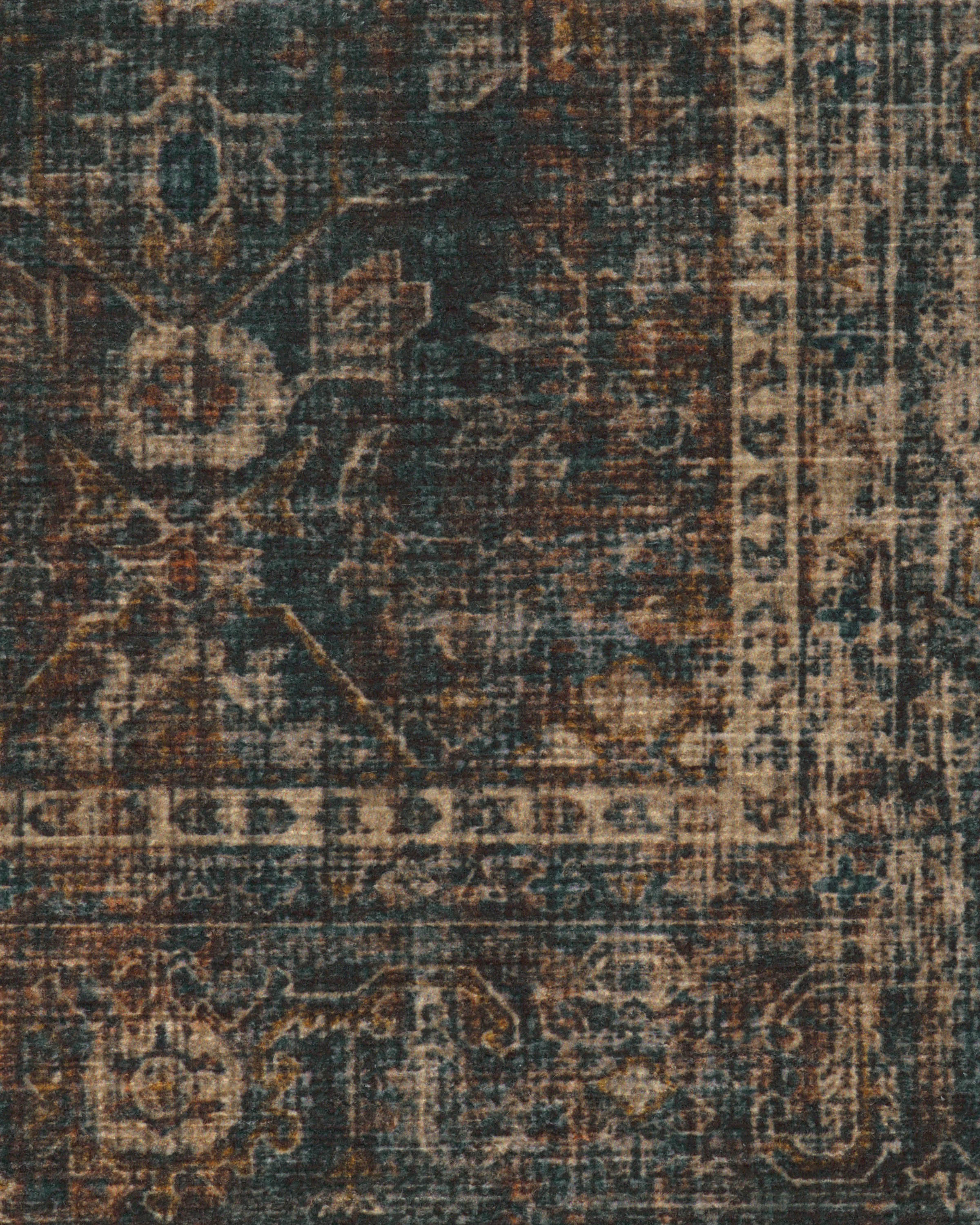 Ophelia Navy & Redwood Rug