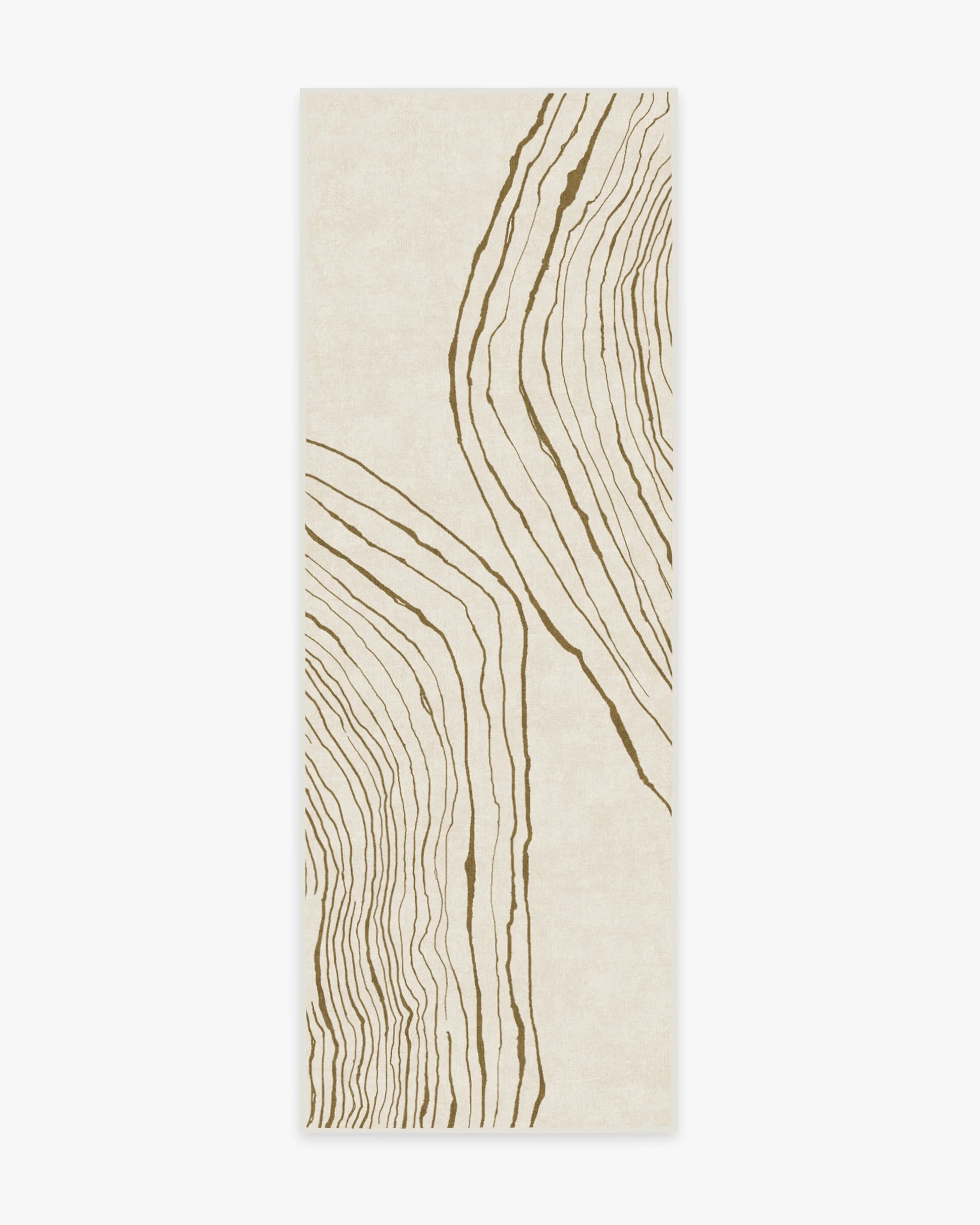Seine Camel & Ivory Flatwoven Rug by Nina Takesh