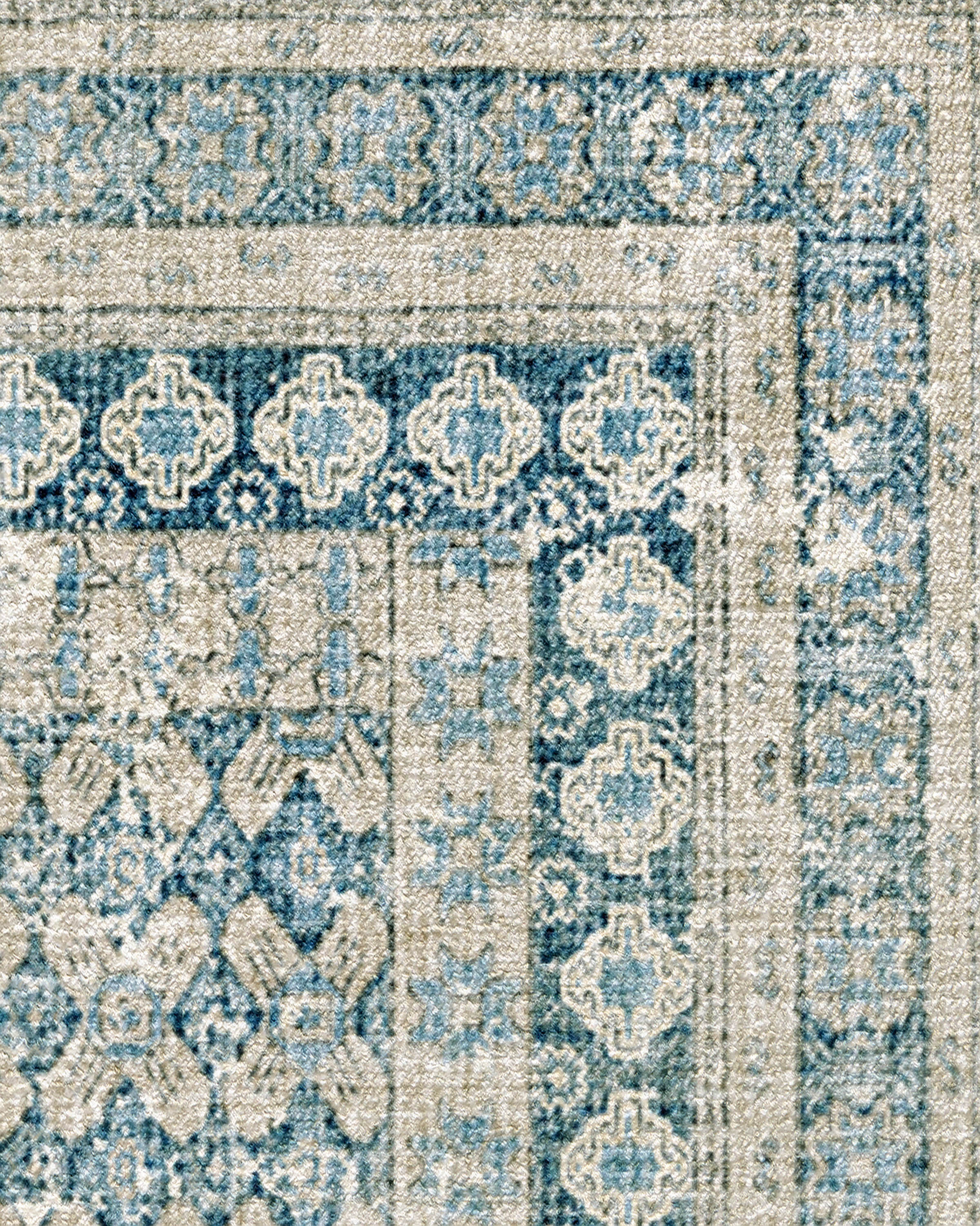 Cyrus Neutral & Blue Rug
