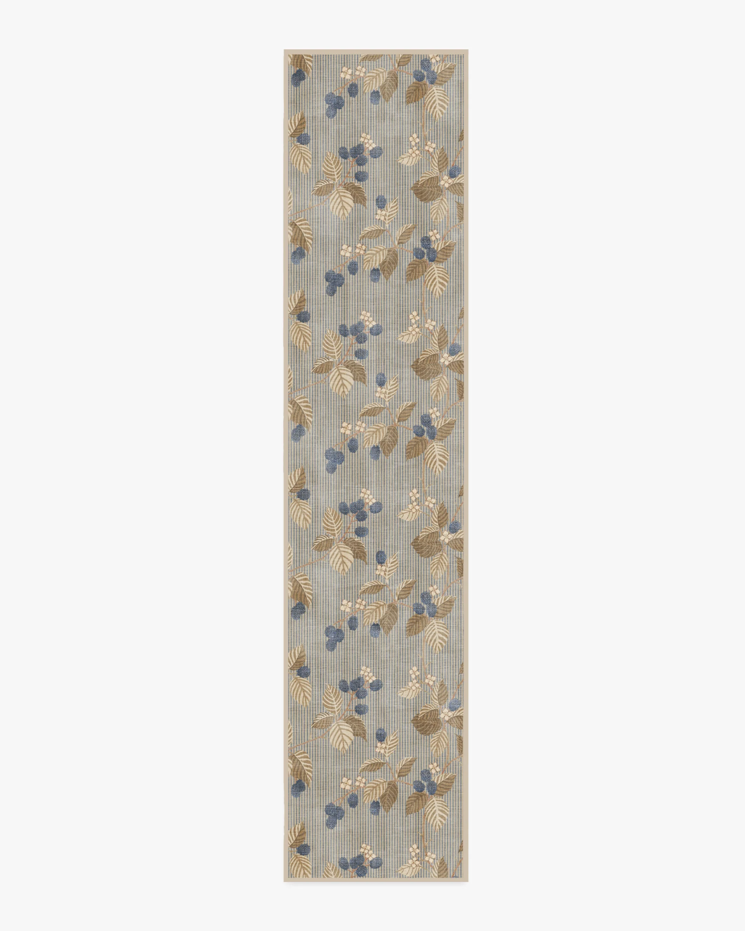 Rubus Azure & Fawn Flatwoven Rug by Sanderson
