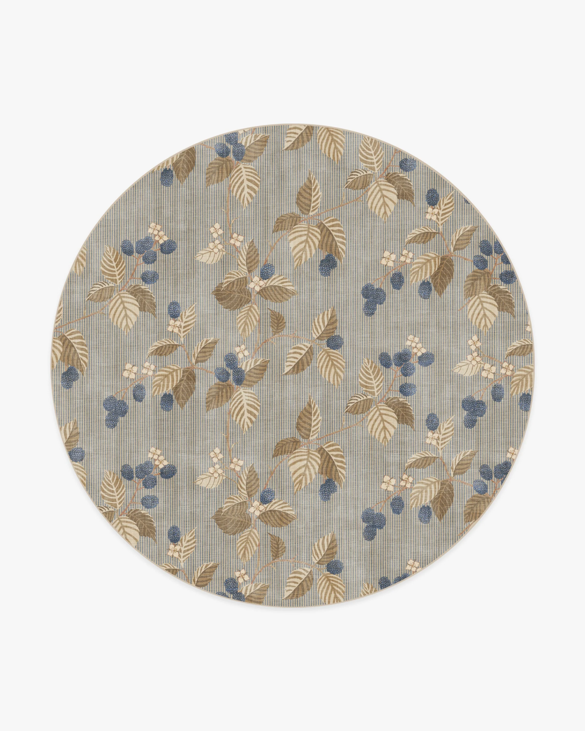 Rubus Azure & Fawn Rug by Sanderson