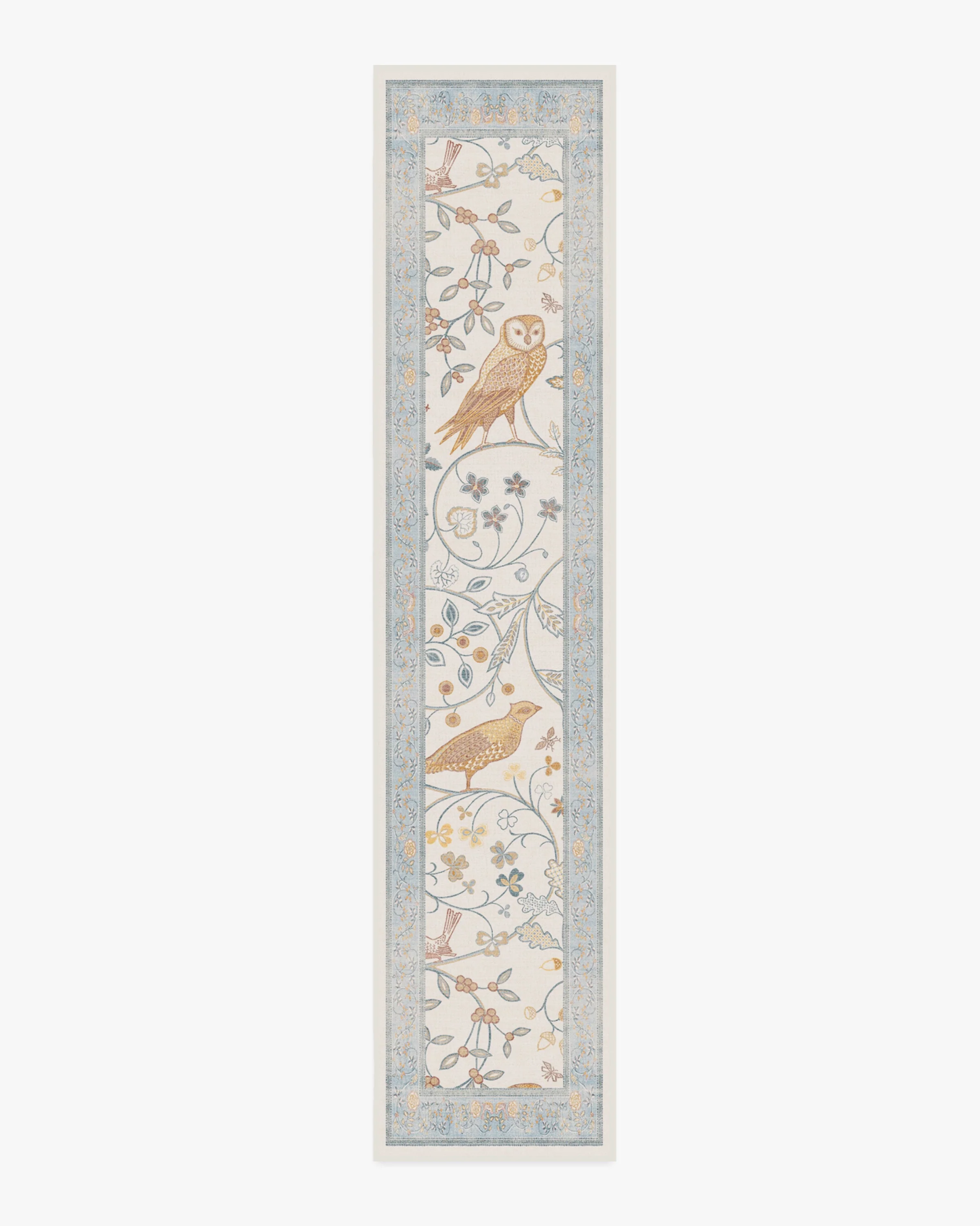 Newill Ivory & Blue Rug by Morris & Co.