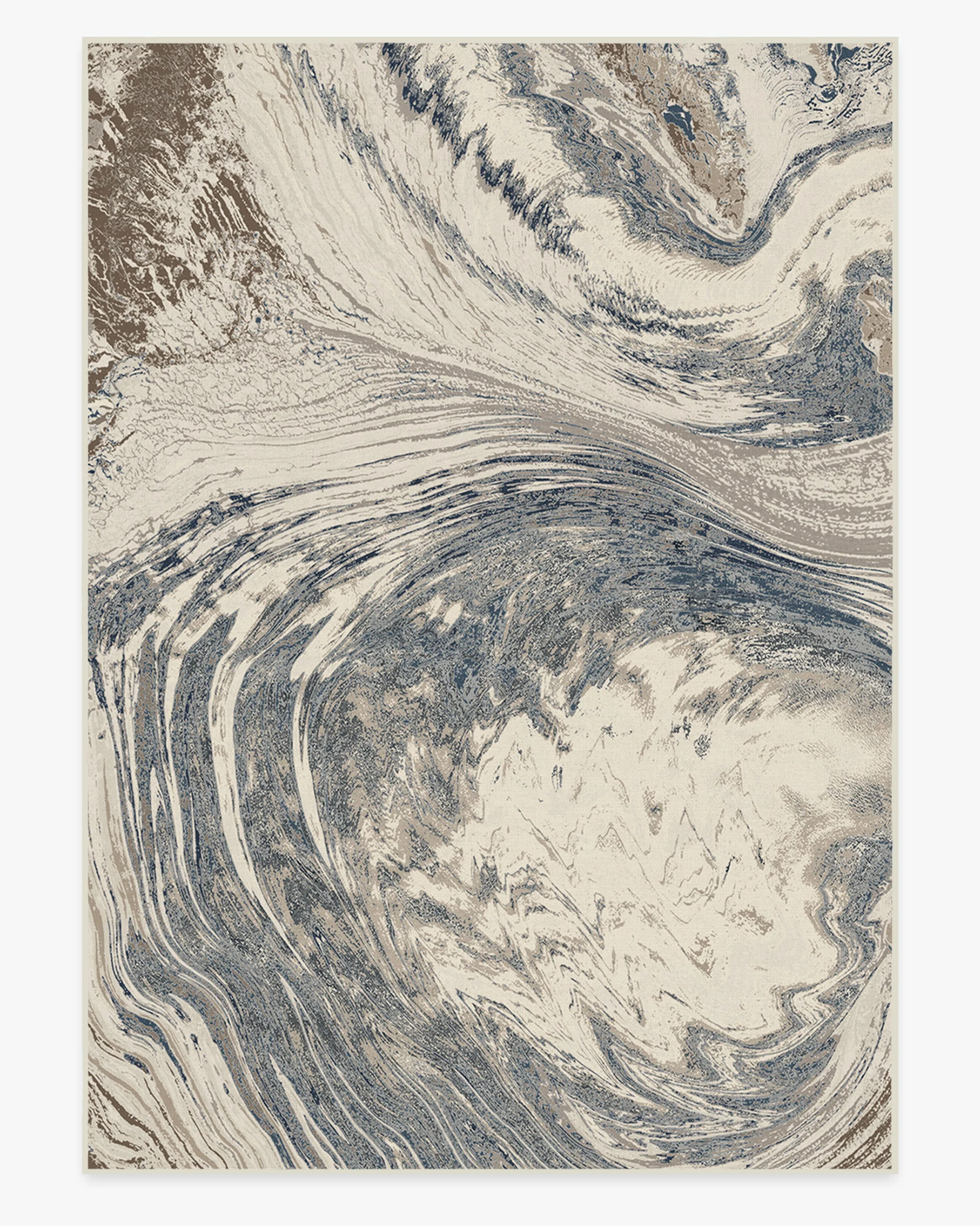 Malaspina Dusk Blue Flatwoven Rug