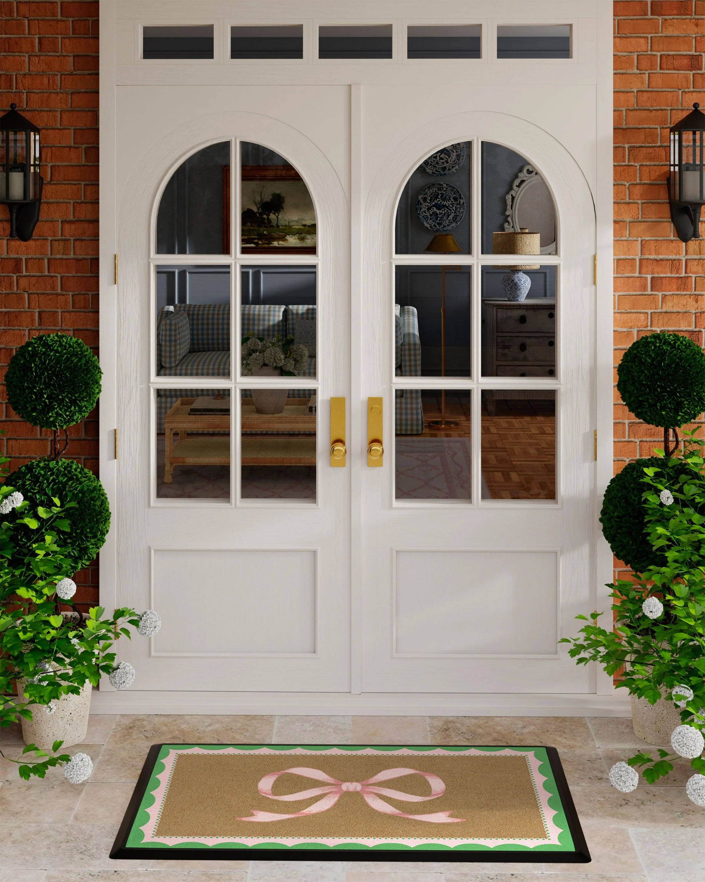 Bettina Bow Large Doormat by Mrs. Alice