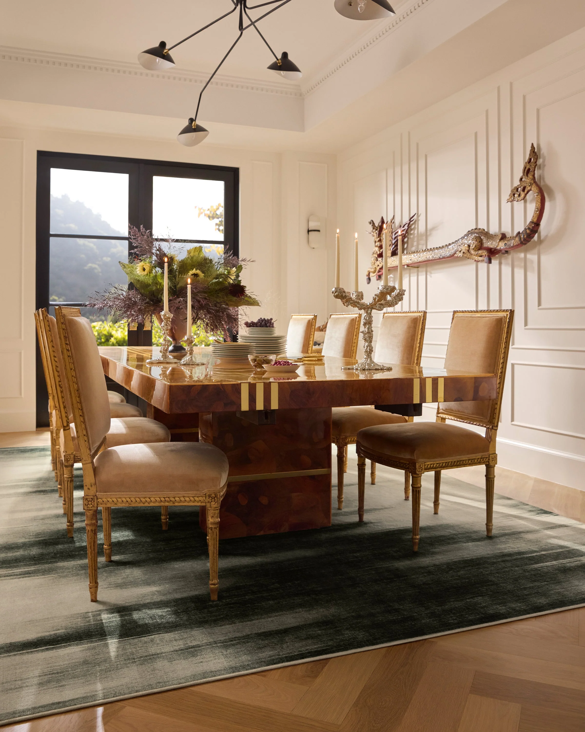 Cassis Olive Rug by Nina Takesh
