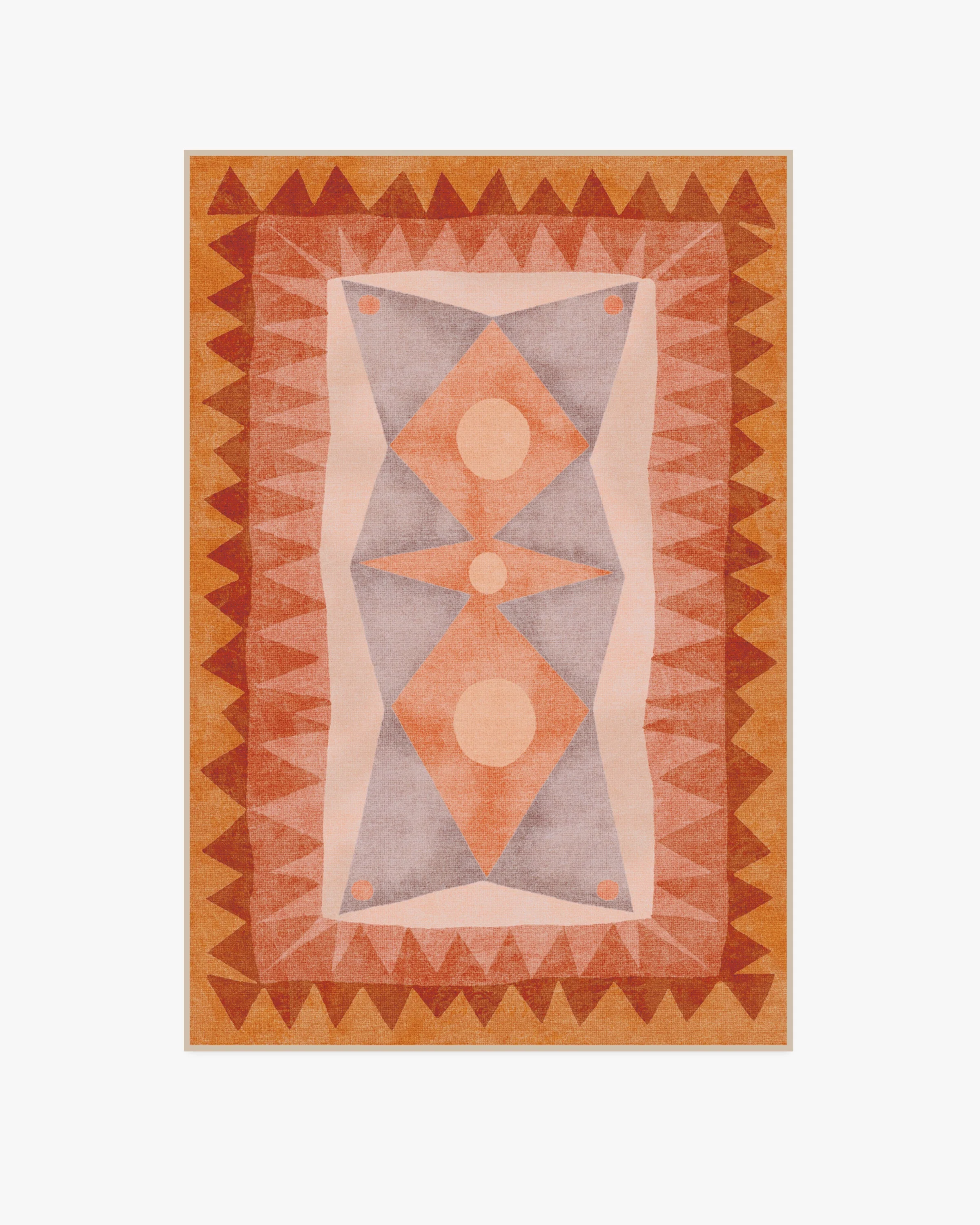 Hilma Sunset Flatwoven Rug by Justina Blakeney