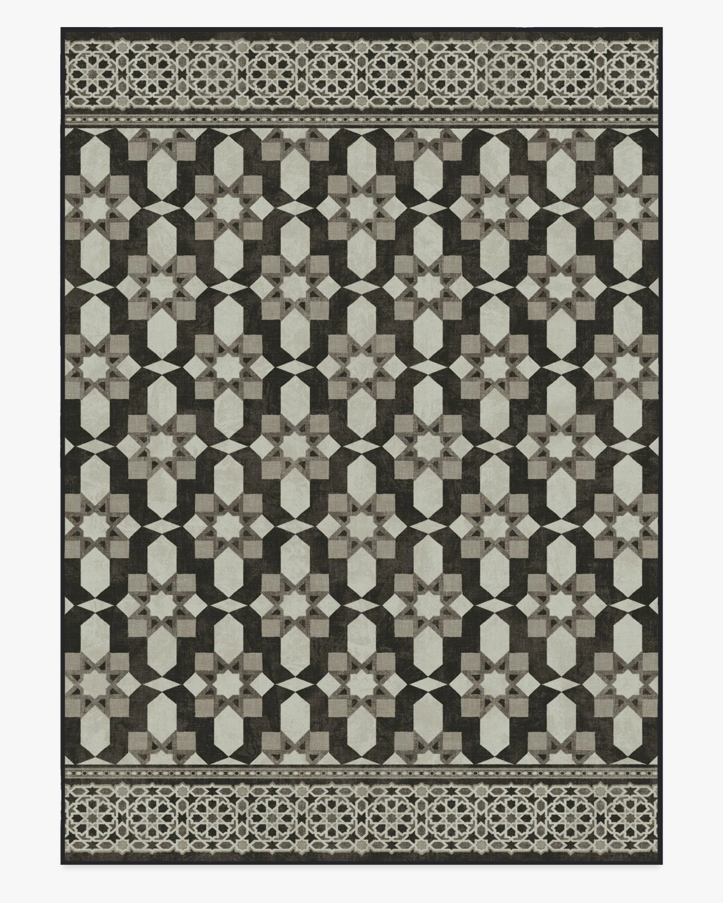 Emir Black & Ivory Flatwoven Rug by Martyn Lawrence Bullard