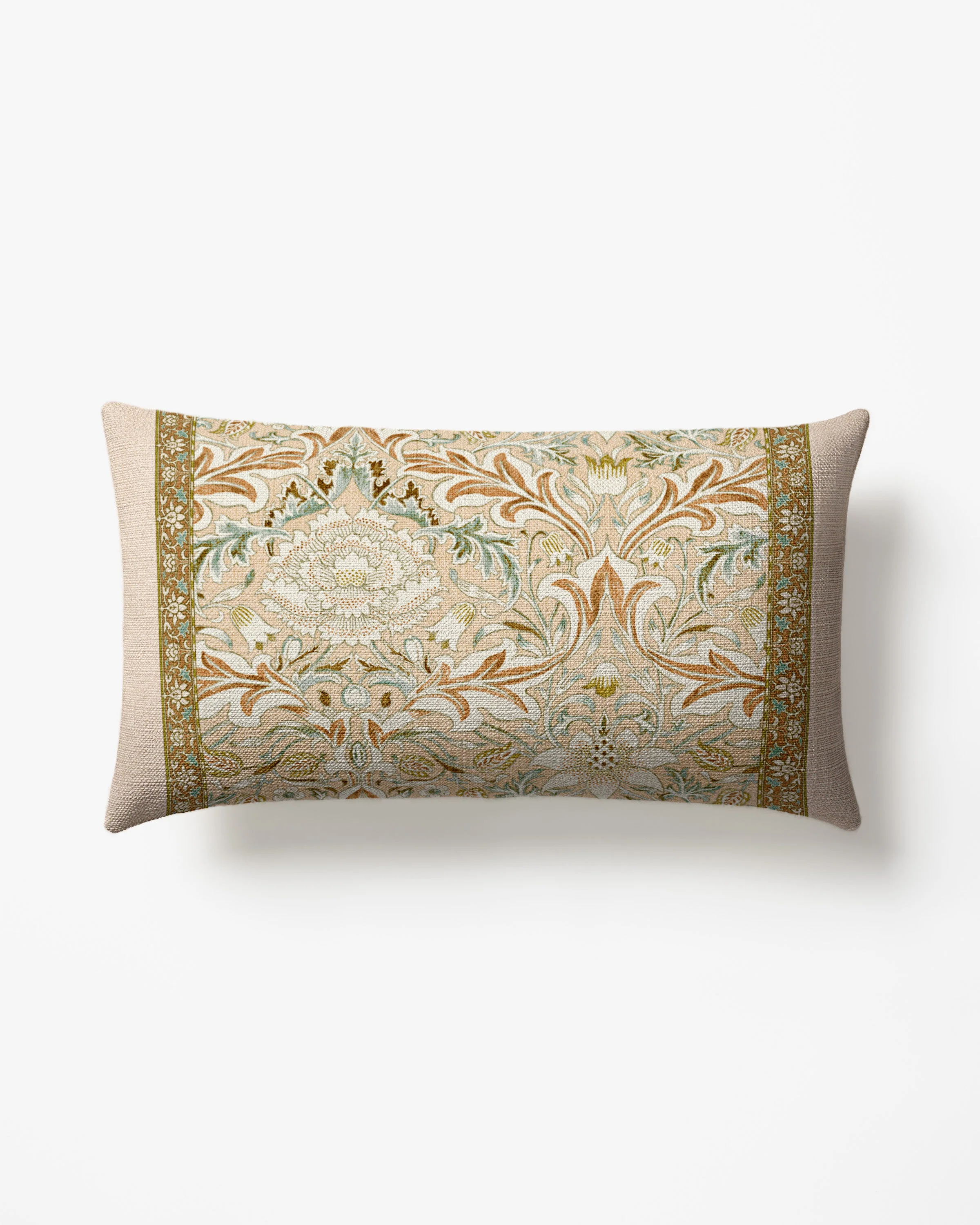 Simply Severn Vintage Blush Woven Lumbar Throw Pillow by Morris & Co.