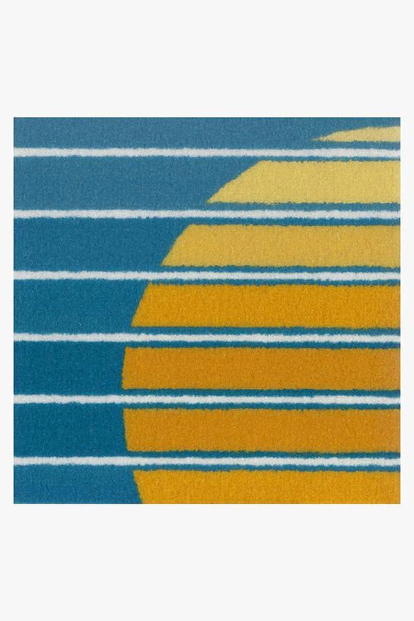 Hello Sunshine Blue Doormat