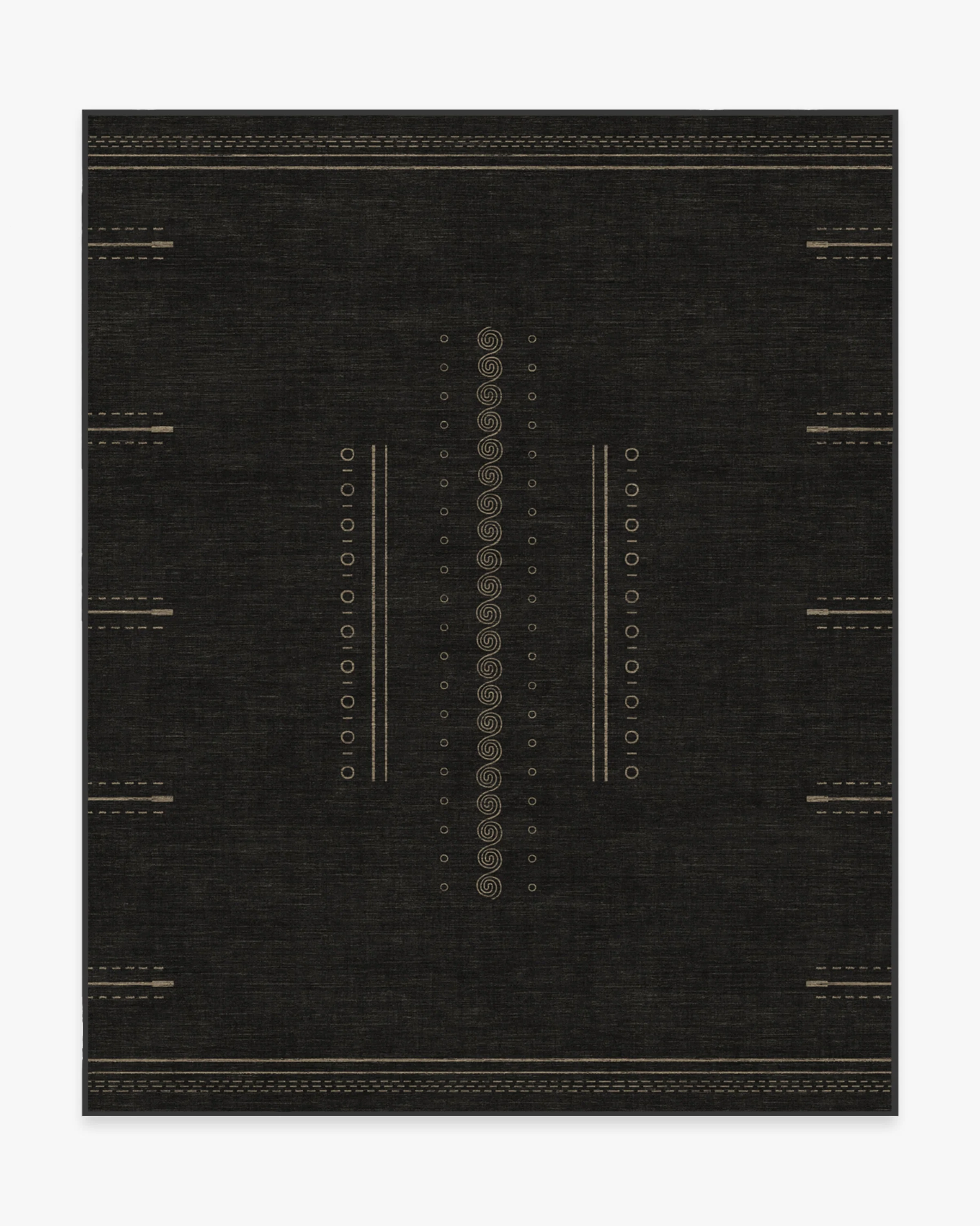 Milos Black Flatwoven Rug