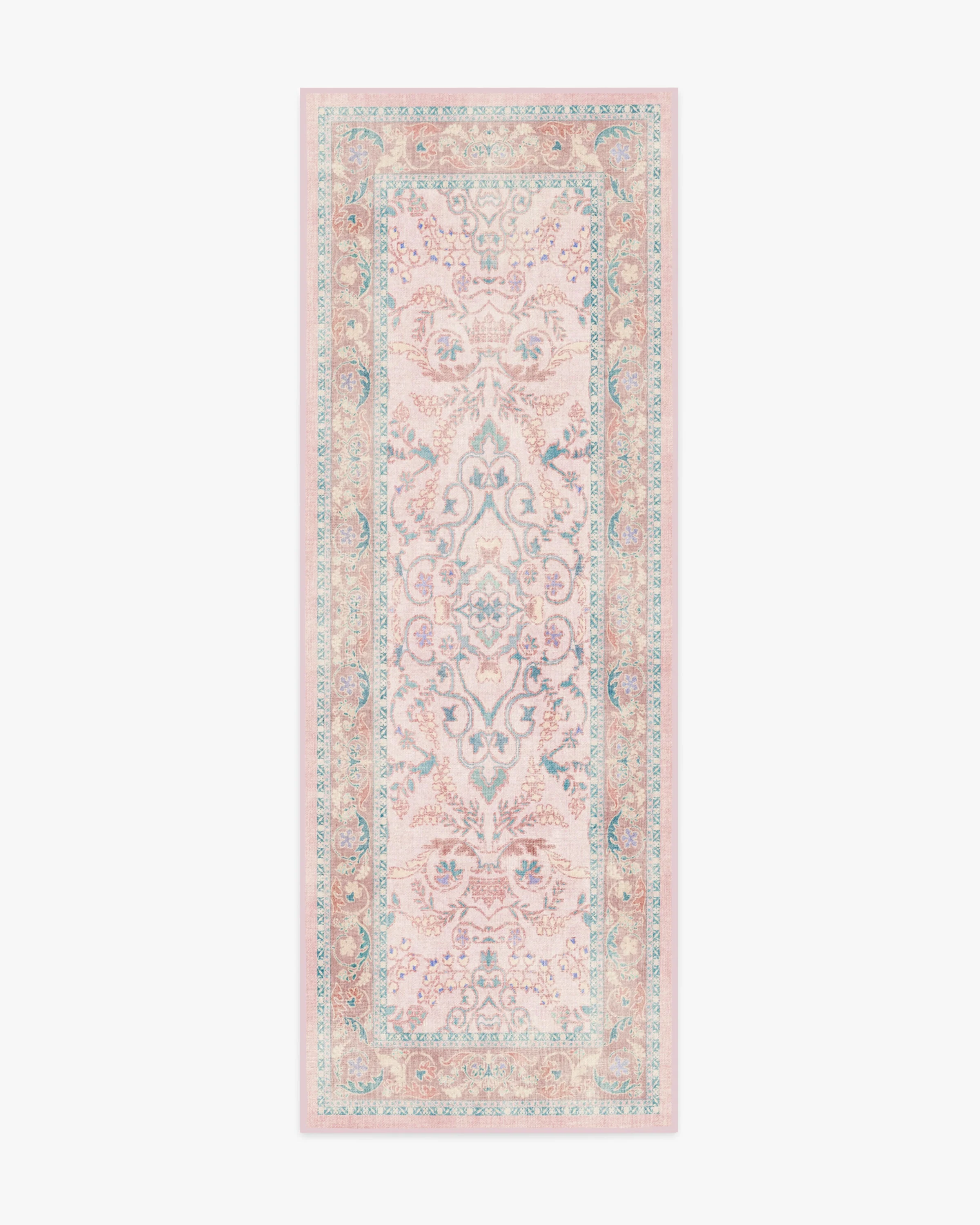 Fit For A Queen Soft Rose Rug by Bridgerton