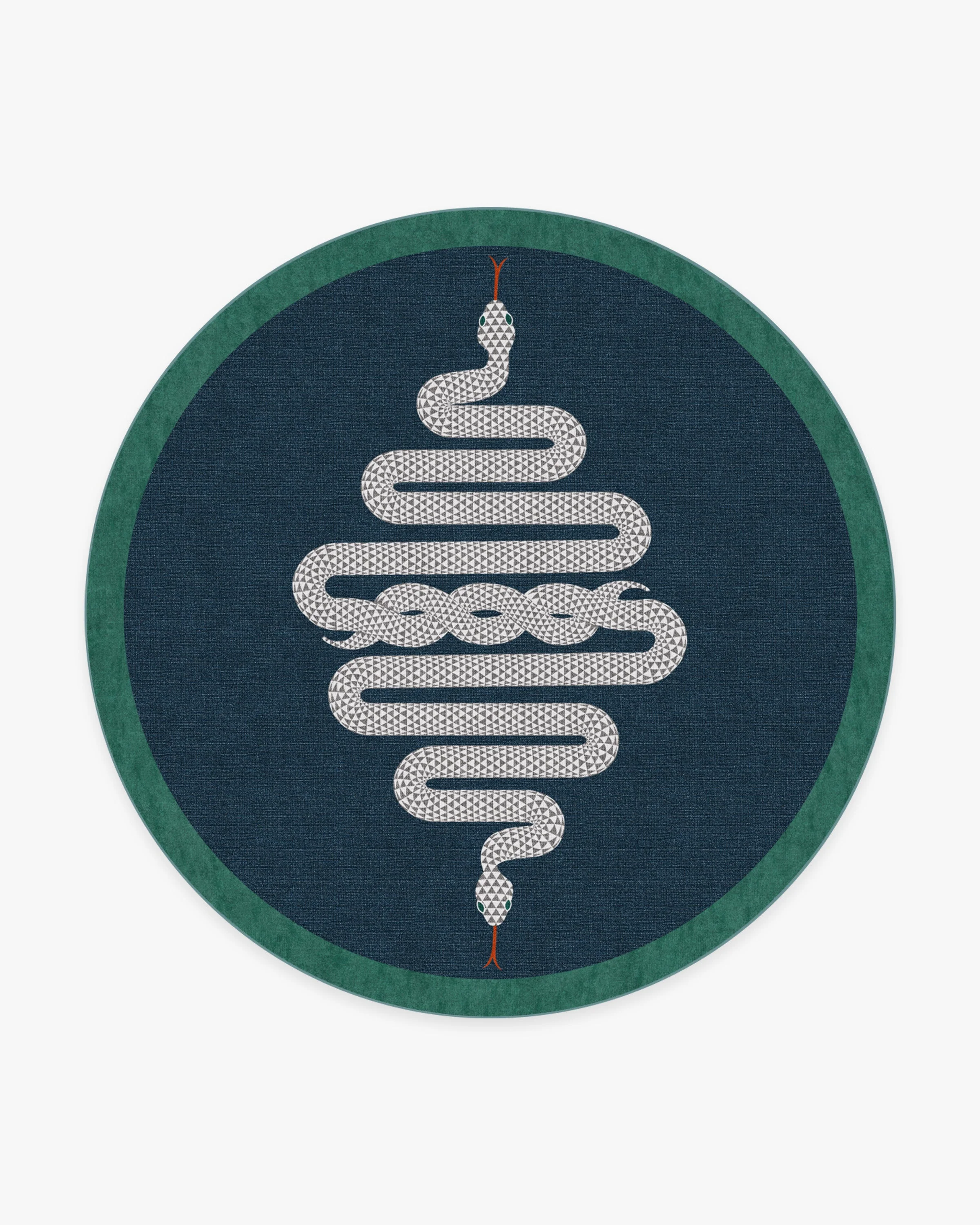 Venom Sapphire Rug by Jonathan Adler