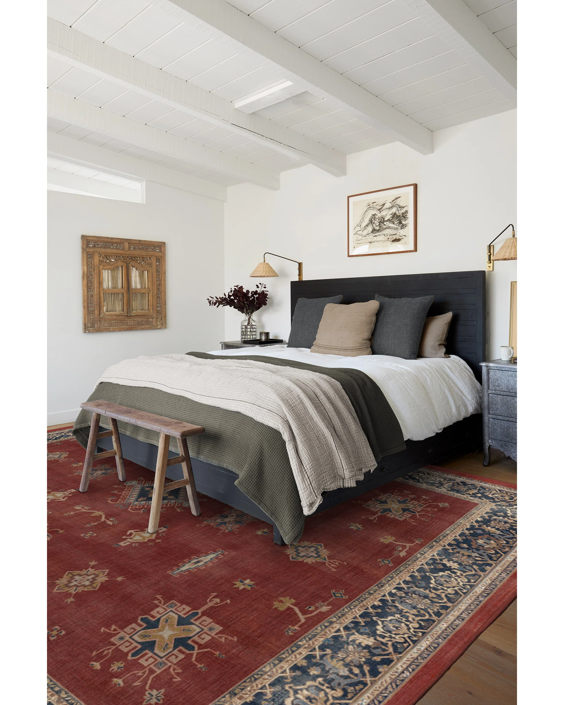Verena Amber Red Rug