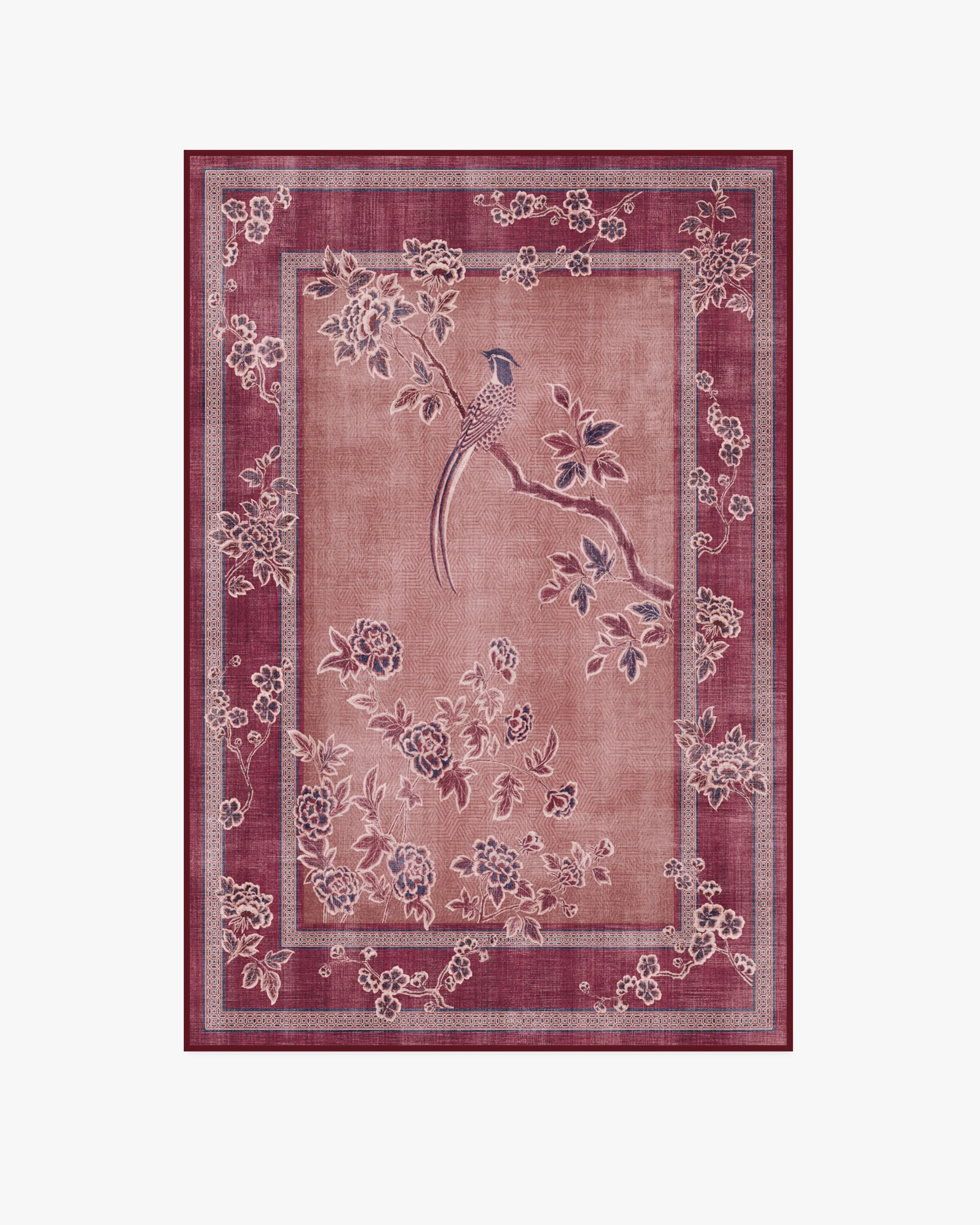 Draper Burgundy Rug by Gracie