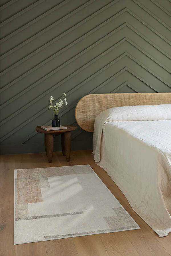 Haylan Ivory & Copper Flatwoven Rug