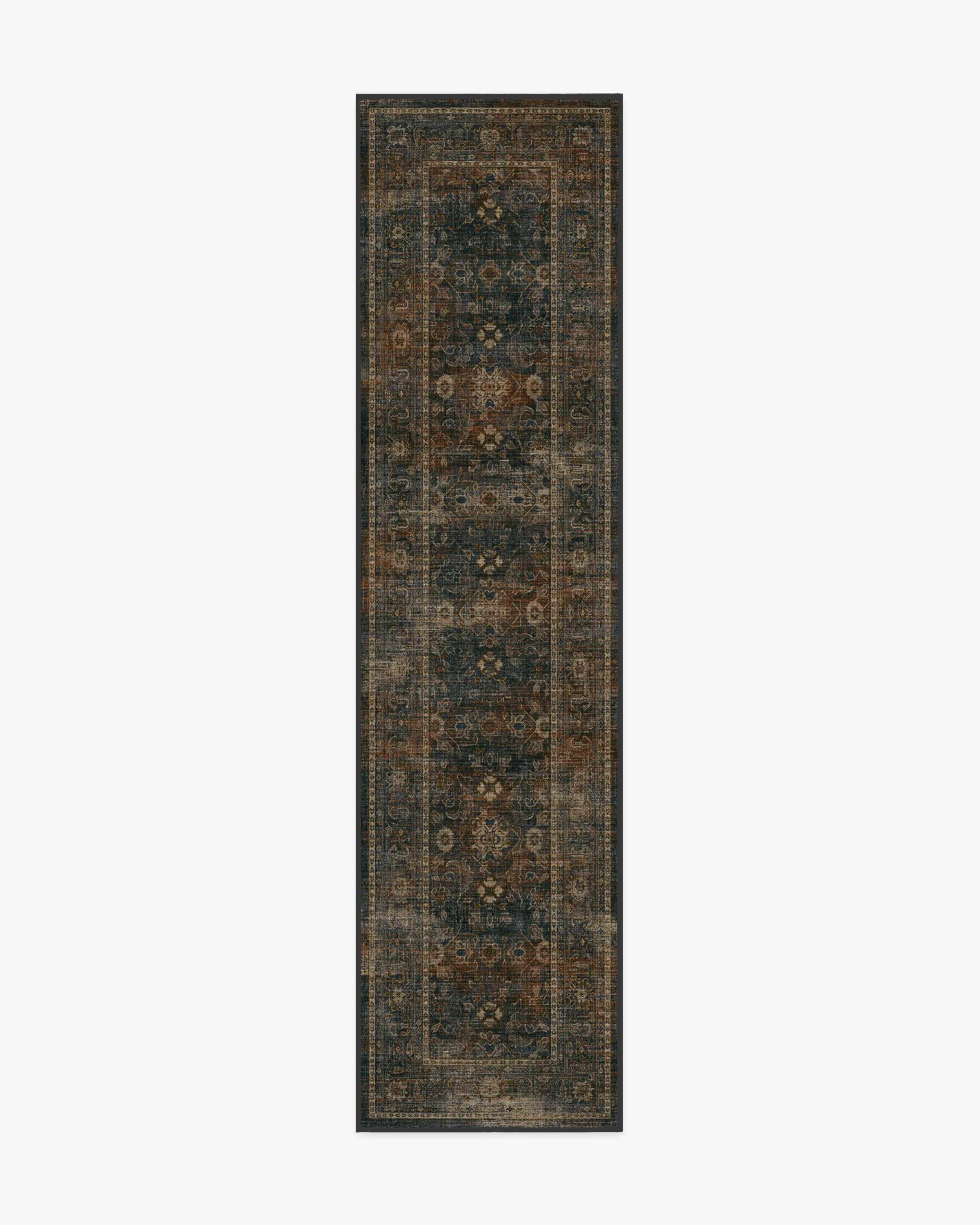Ophelia Navy & Redwood Rug